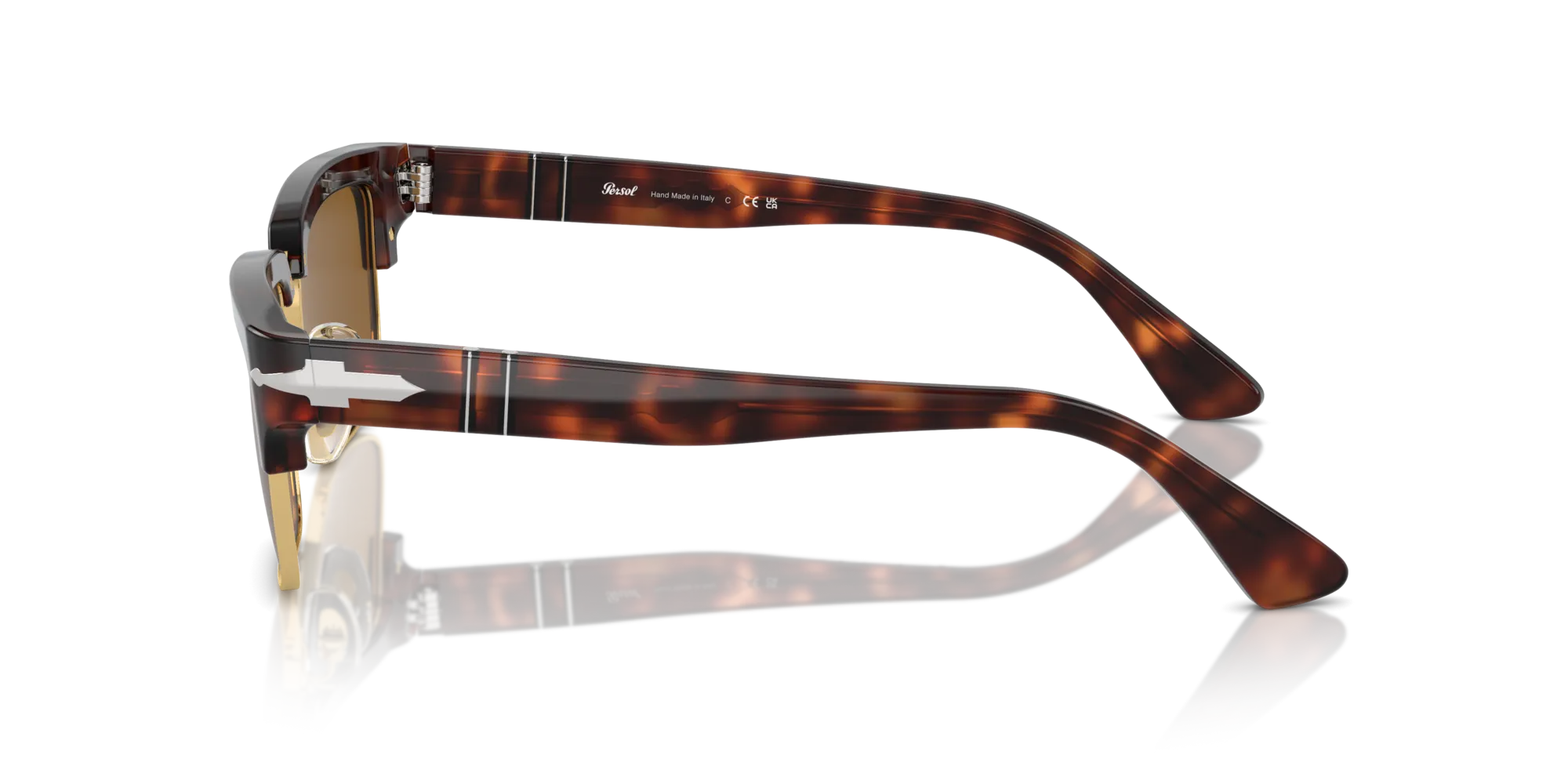 Persol PO3354S 24/33 Occhiali da sole Acetato Tartaruga Marrone Squadrata Normale - immagine 4