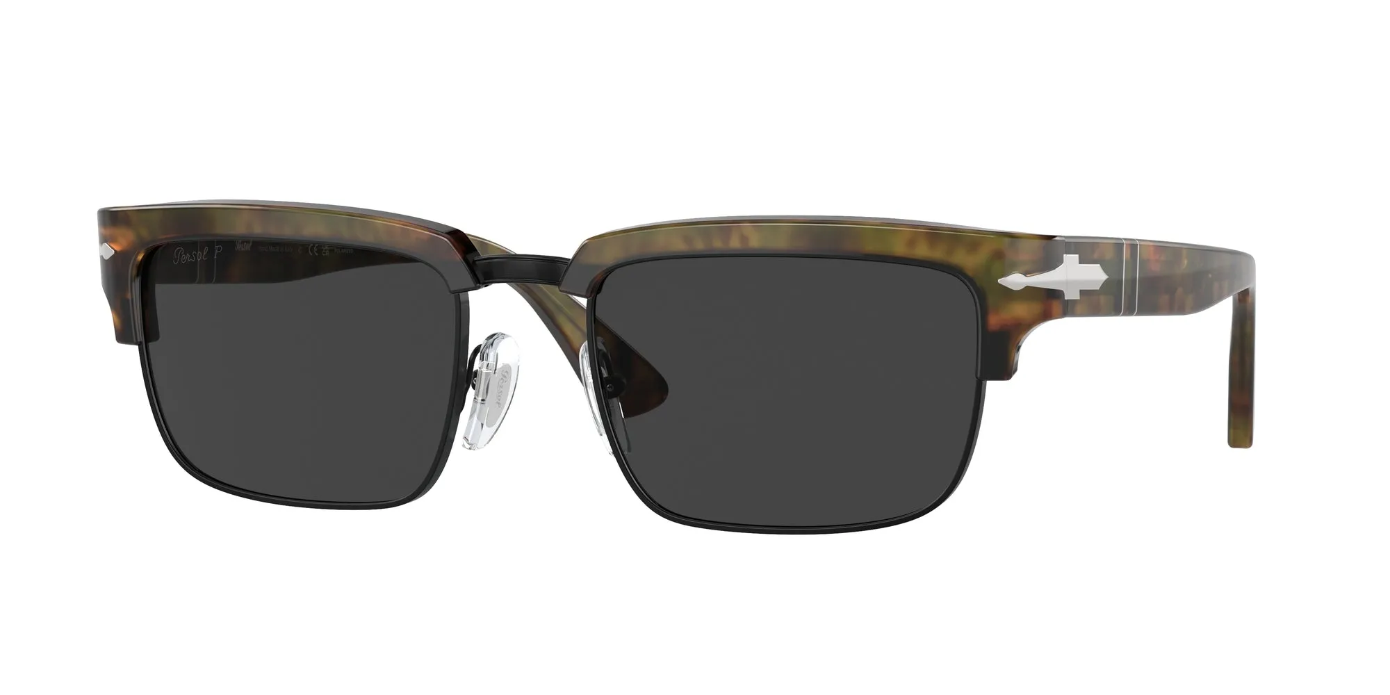 Persol PO3354S 108/48 Occhiali da sole Acetato Tartaruga Grigio Squadrata Polarizzata - immagine 1