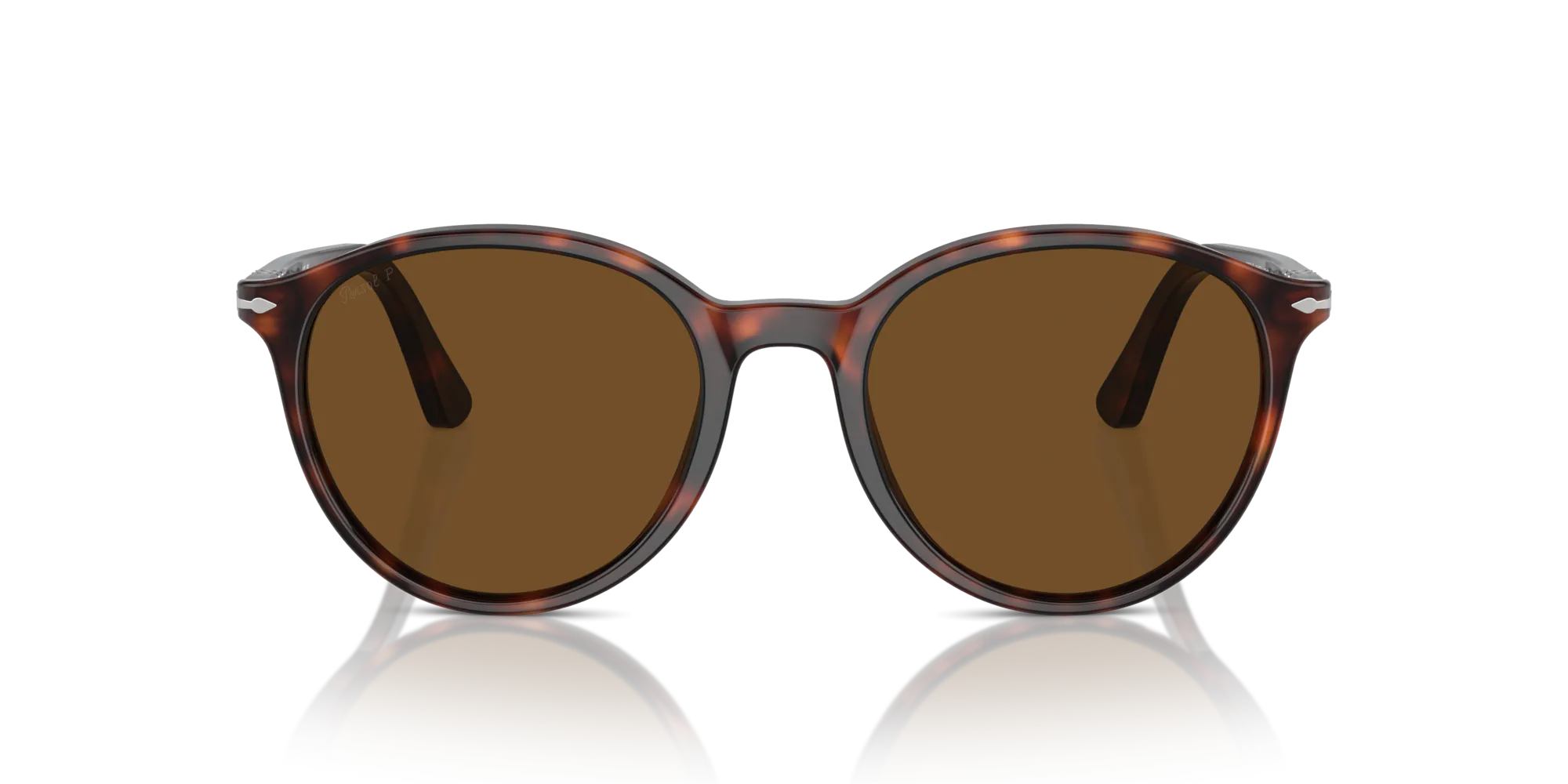 Persol PO3350S 24/57 Occhiali da sole Acetato Tartaruga Marrone Pantos Polarizzata - immagine 3