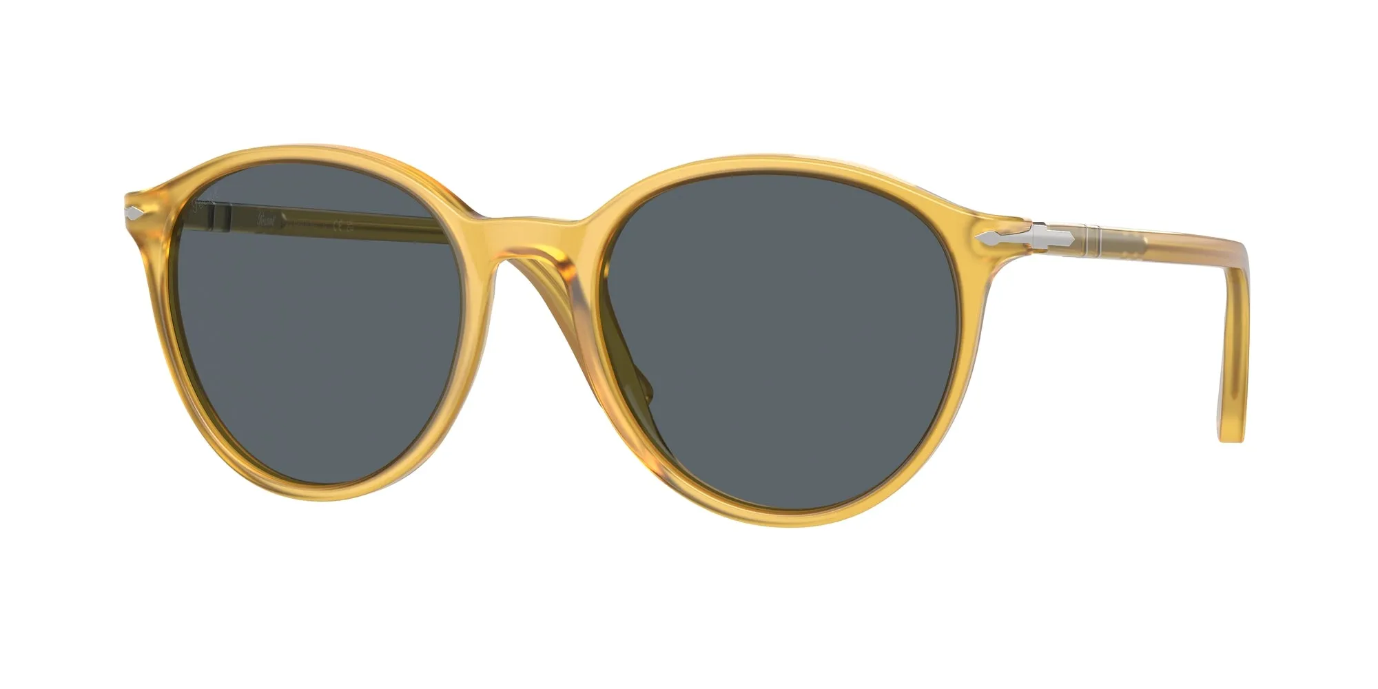 Persol PO3350S 204/R5 Occhiali da sole Acetato Giallo Blu Pantos Normale Antiriflesso - immagine 1
