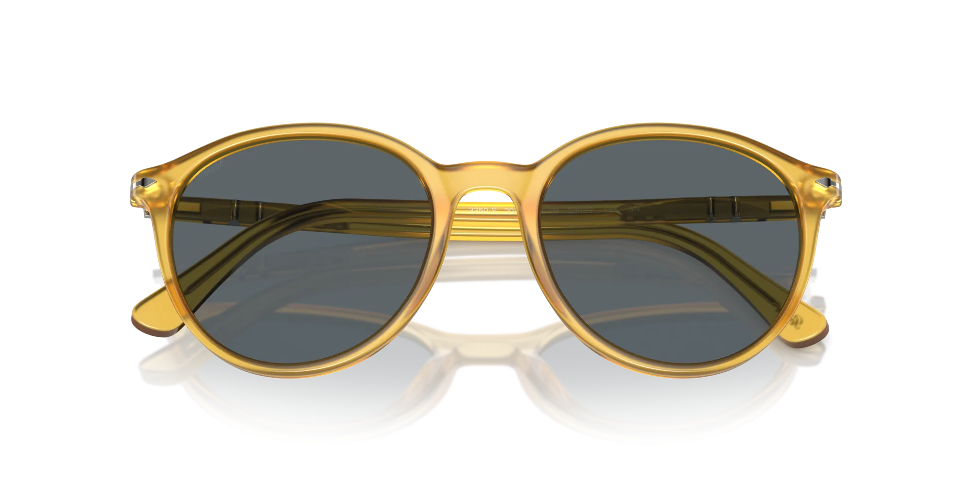 Persol PO3350S 204/R5 Occhiali da sole Acetato Giallo Blu Pantos Normale Antiriflesso - immagine 2