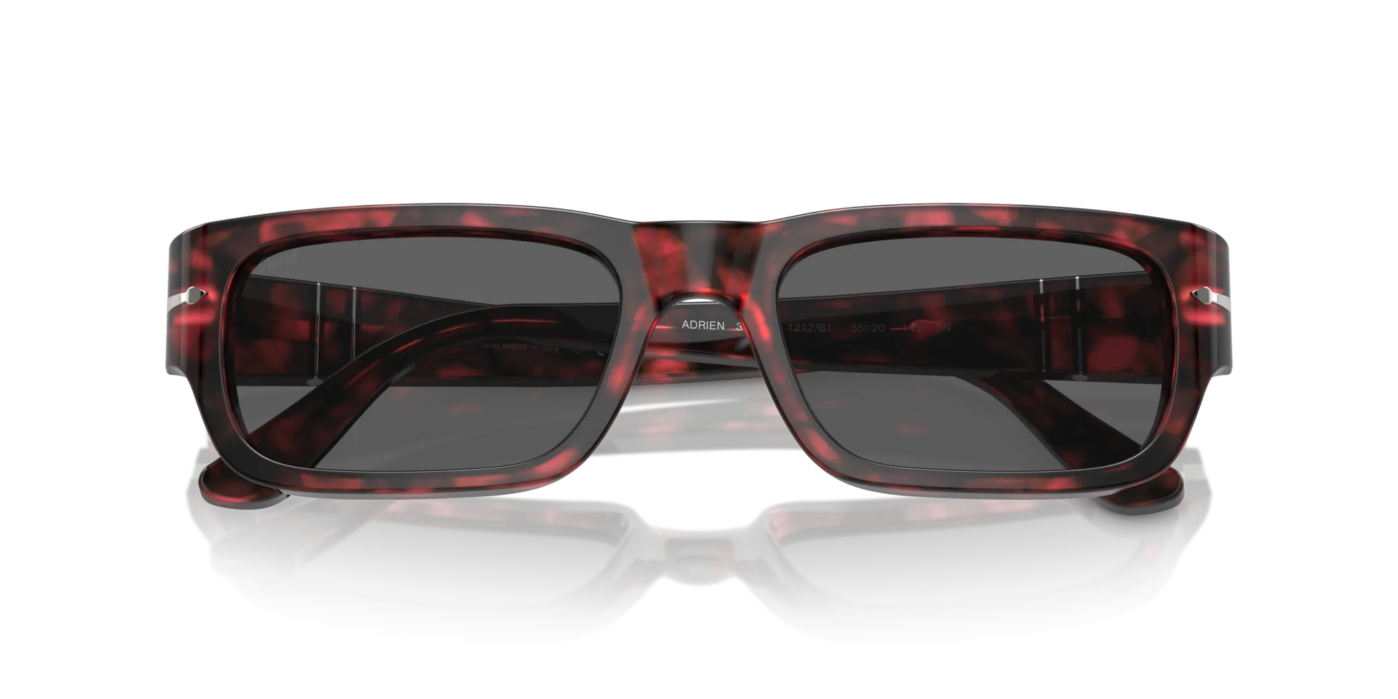 Persol PO3347S ADRIEN 1212B1 Occhiali da sole Acetato Tartaruga Grigio Squadrata Normale - immagine 2