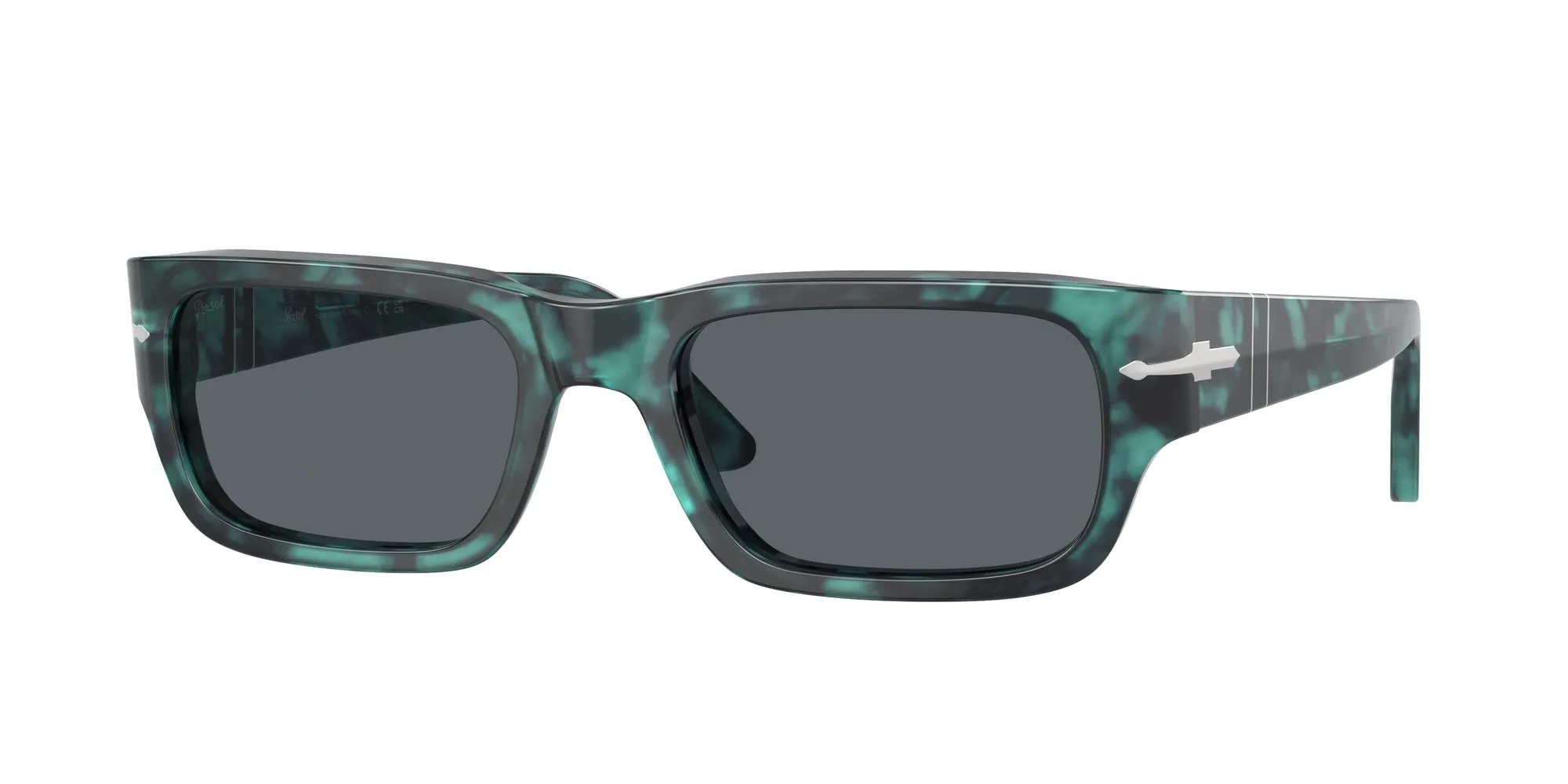 Persol PO3347S ADRIEN 1211R5 Occhiali da sole Acetato Blu Blu Squadrata Normale Antiriflesso - immagine 1