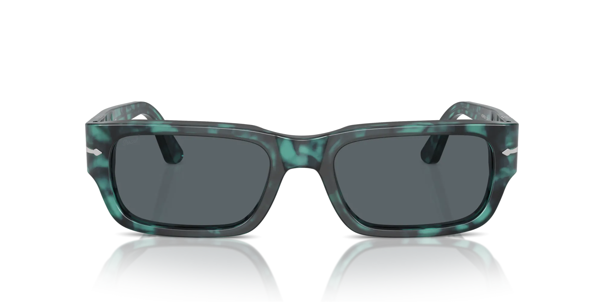Persol PO3347S ADRIEN 1211R5 Occhiali da sole Acetato Blu Blu Squadrata Normale Antiriflesso - immagine 3