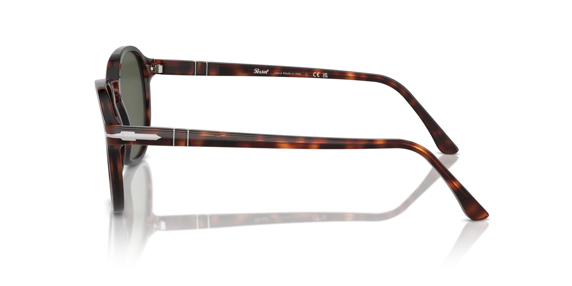 Persol PO3343S 24/31 Occhiali da sole Acetato Tartaruga Verde Pillow Normale - immagine 4