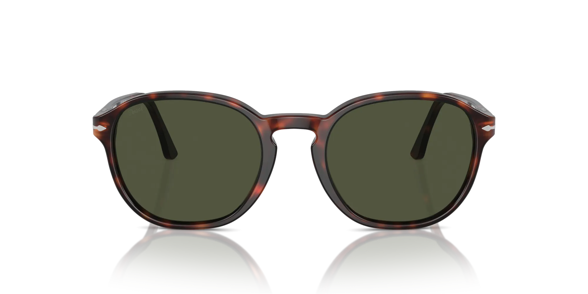 Persol PO3343S 24/31 Occhiali da sole Acetato Tartaruga Verde Pillow Normale - immagine 3