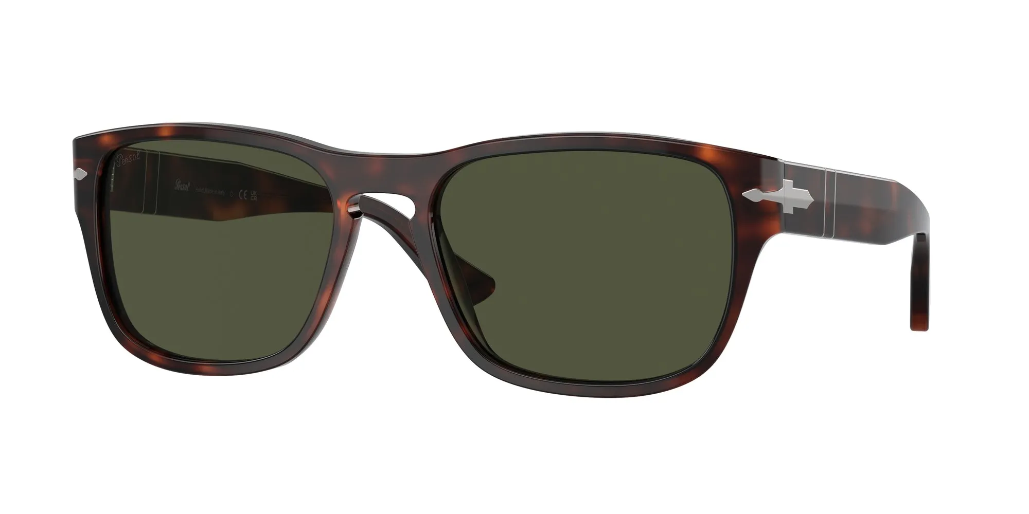 Persol PO3341S 24/31 Occhiali da sole Acetato Tartaruga Verde Pillow Normale - immagine 1