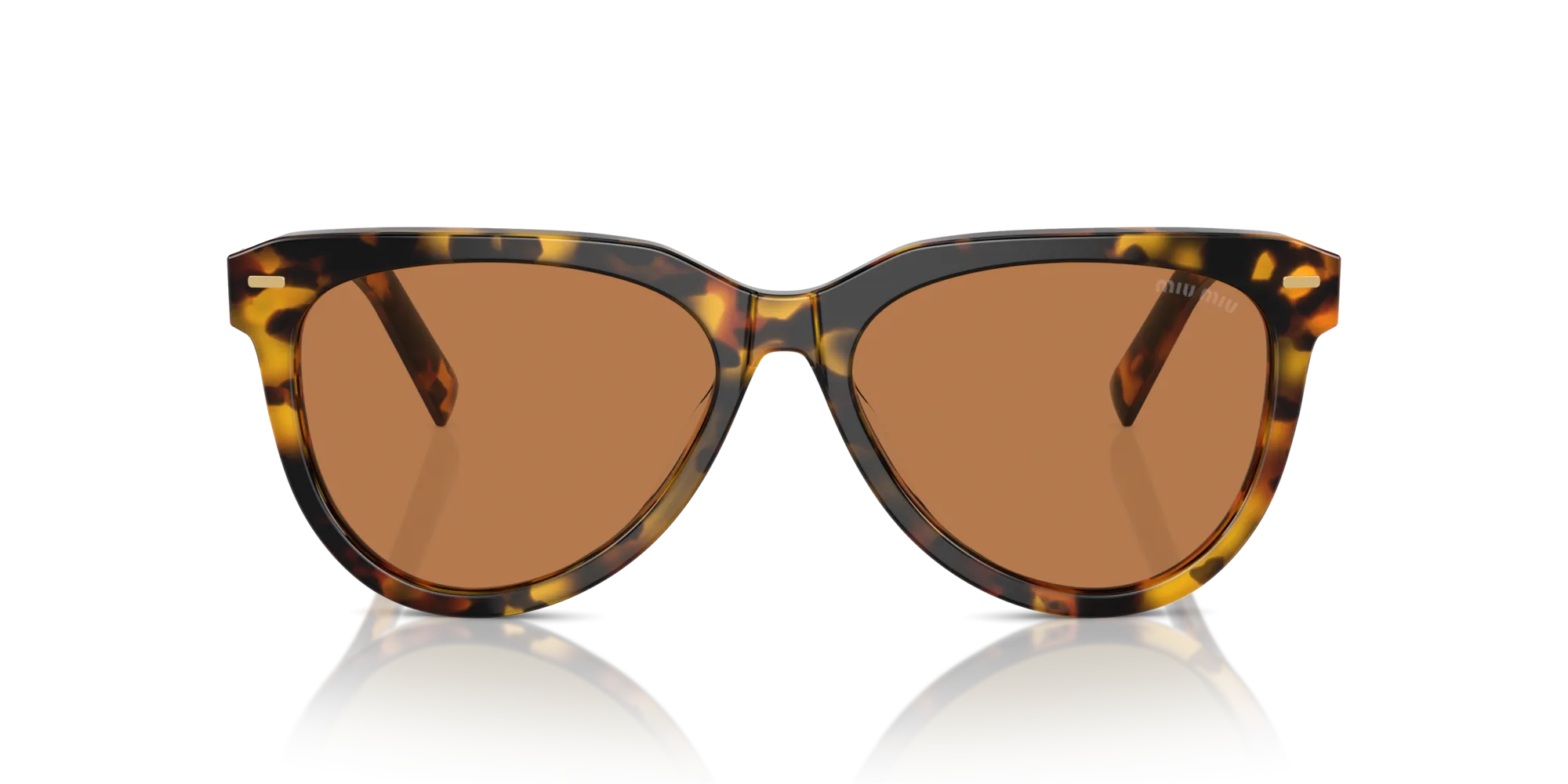 Miu Miu MU 12ZS VAU01T Occhiali da sole Acetato Tartaruga Marrone Pantos Normale - immagine 3