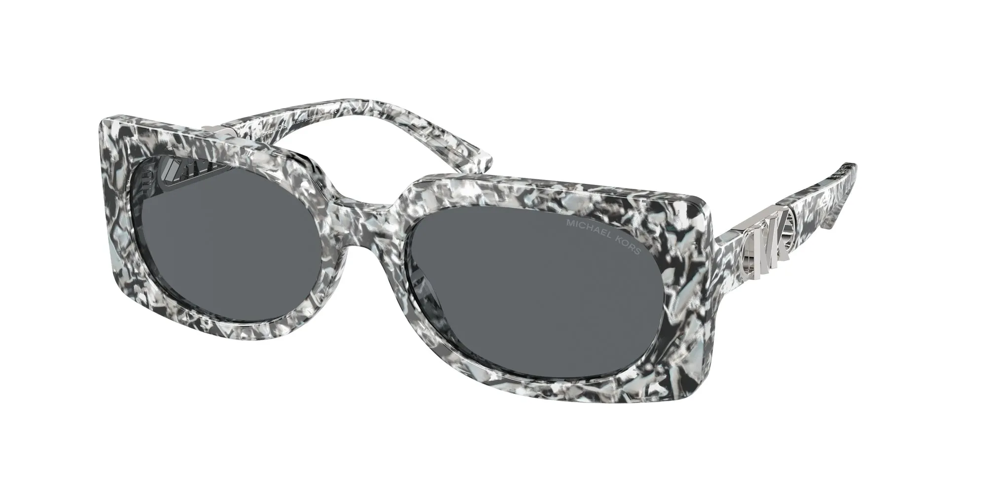 Michael Kors MK2215 BORDEAUX 400287 Occhiali da sole Acetato Nero Grigio Squadrata Normale - immagine 1