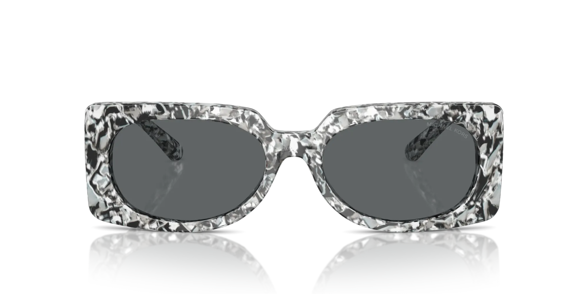 Michael Kors MK2215 BORDEAUX 400287 Occhiali da sole Acetato Nero Grigio Squadrata Normale - immagine 3
