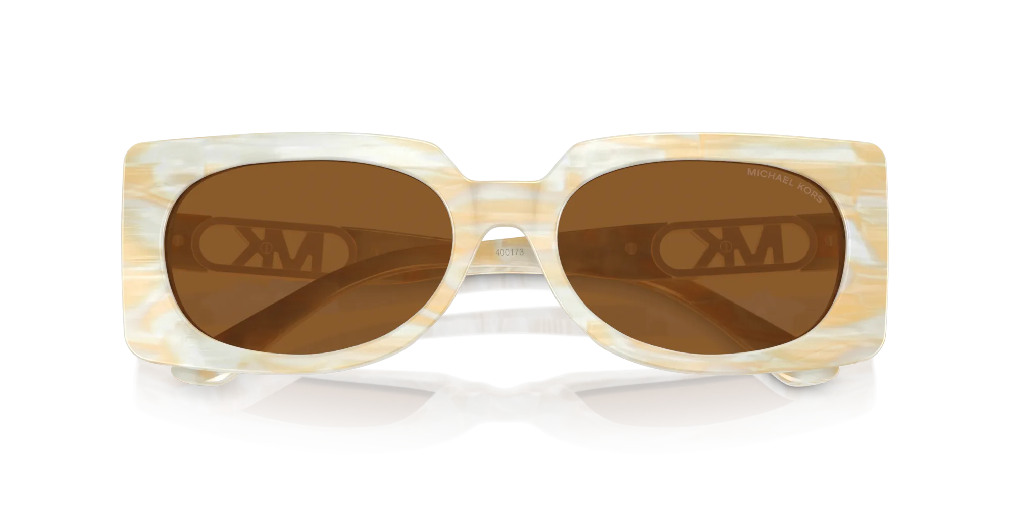 Michael Kors MK2215 BORDEAUX 400173 Occhiali da sole Acetato Beige Marrone Squadrata Normale - immagine 2