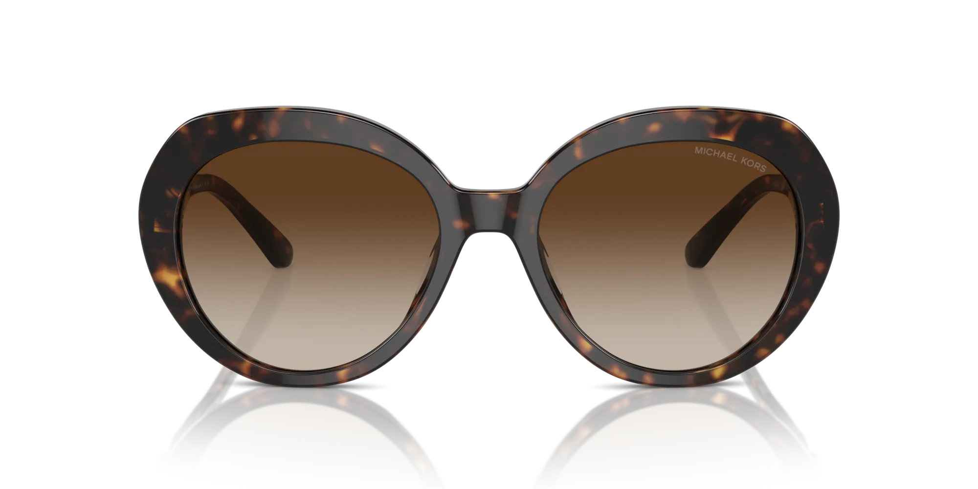 Michael Kors MK2214U SAN LUCAS 300613 Occhiali da sole Acetato Tartaruga Marrone Rotonda Normale Sfumato - immagine 3