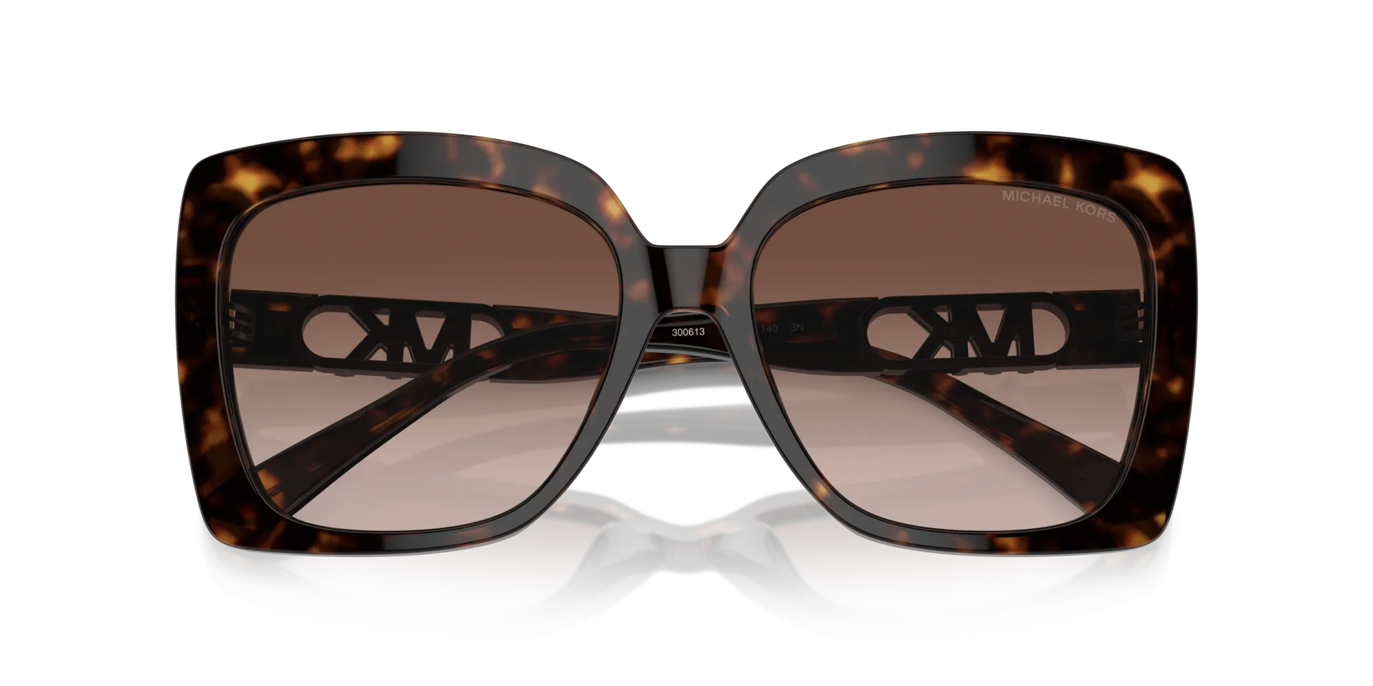 Michael Kors MK2213 NICE 300613 Occhiali da sole Acetato Tartaruga Marrone Squadrata Normale Sfumato - immagine 2