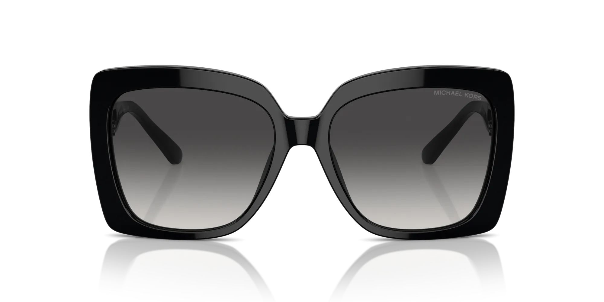 Michael Kors MK2213 NICE 30058G Occhiali da sole Acetato Nero Grigio Squadrata Normale Sfumato - immagine 3