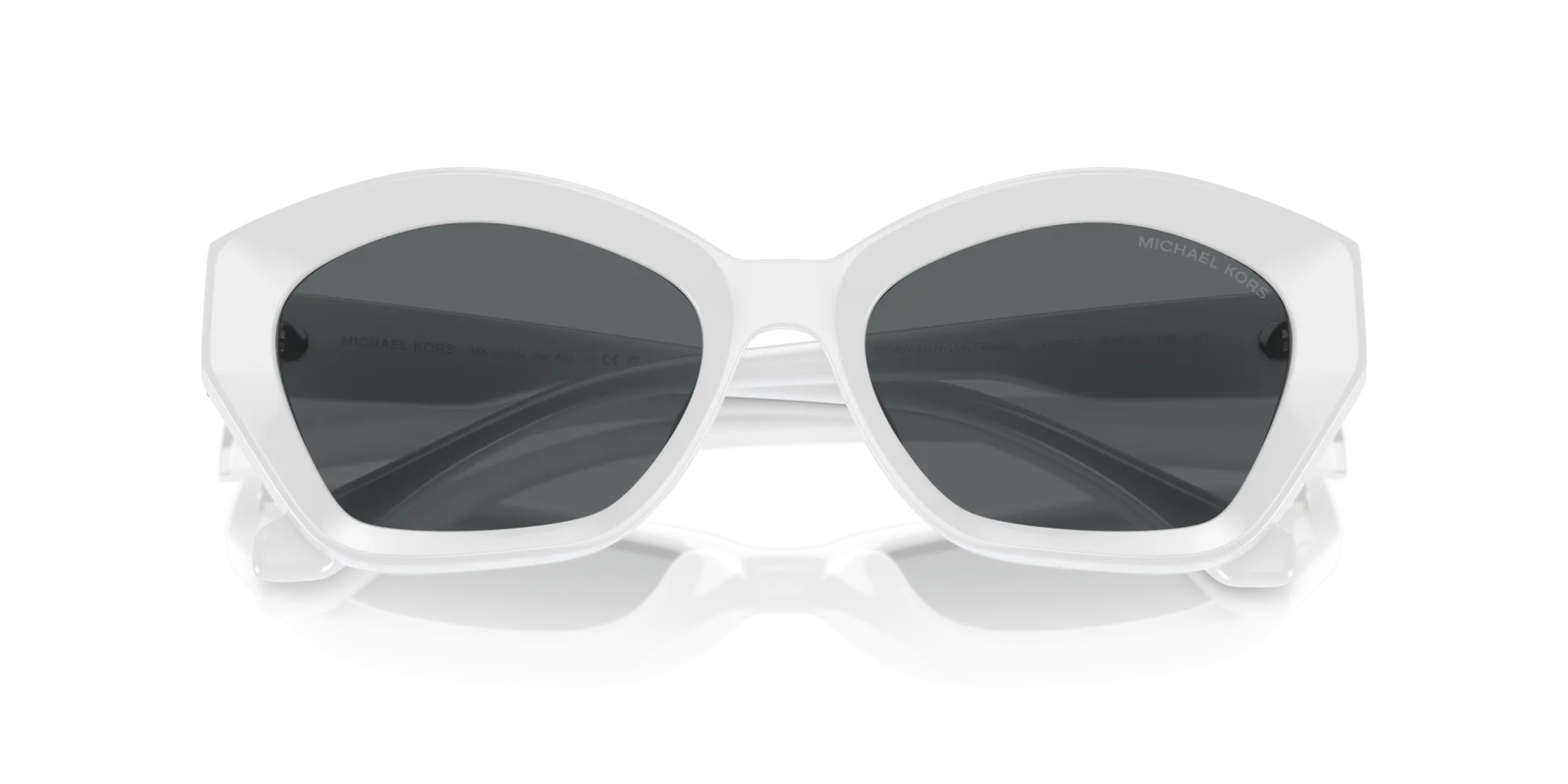 Michael Kors MK2209U BEL AIR 310087 Occhiali da sole Iniettato Bianco Grigio Geometrica Normale - immagine 2