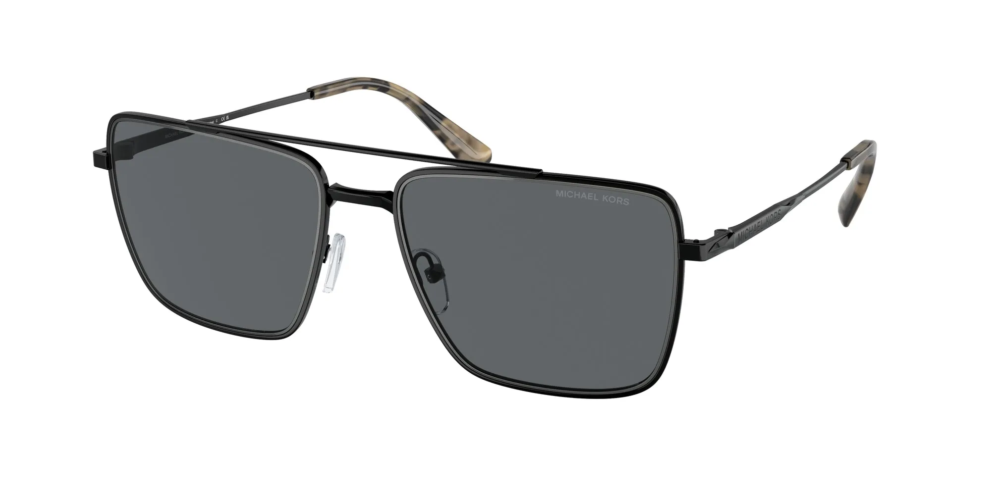 Michael Kors MK1154 BLUE RIDGE 100587 Occhiali da sole Metallo Nero Grigio Squadrata Normale - immagine 1