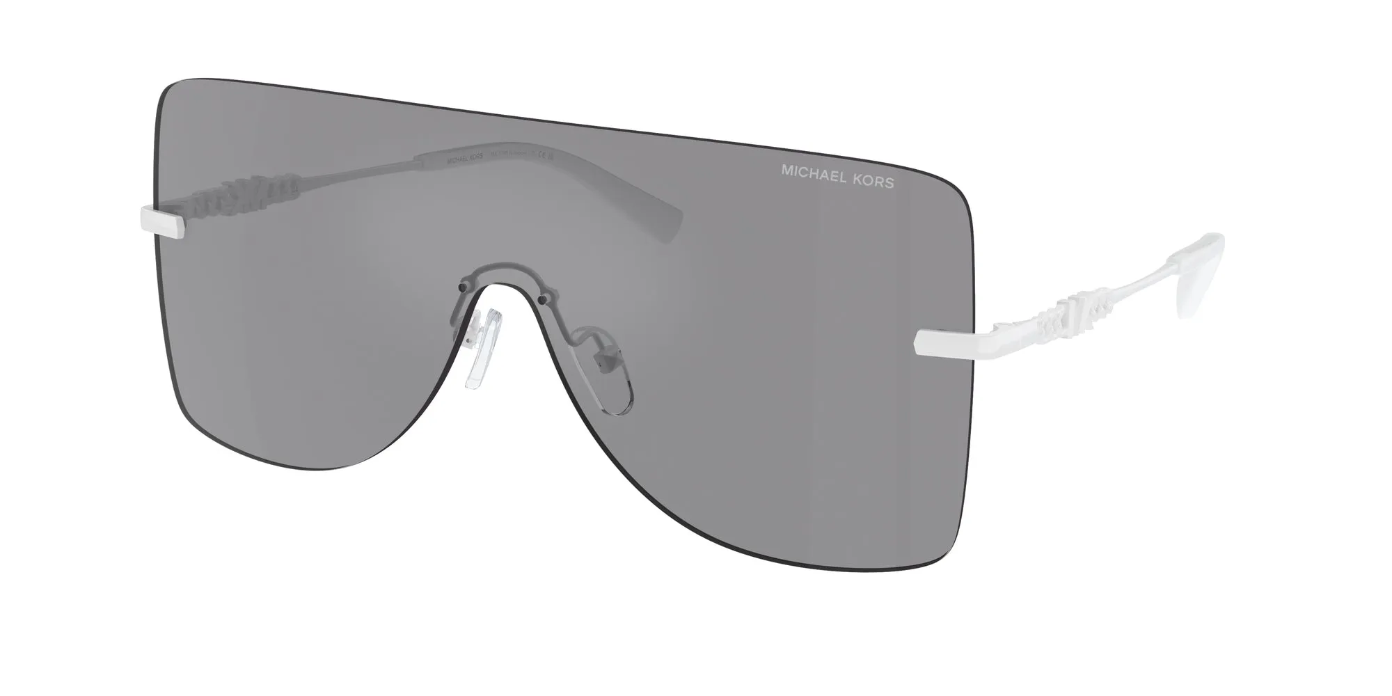 Michael Kors MK1148 LONDON 1887/1 Occhiali da sole Metallo Grigio Grigio Squadrata Specchiate Specchiato - immagine 1