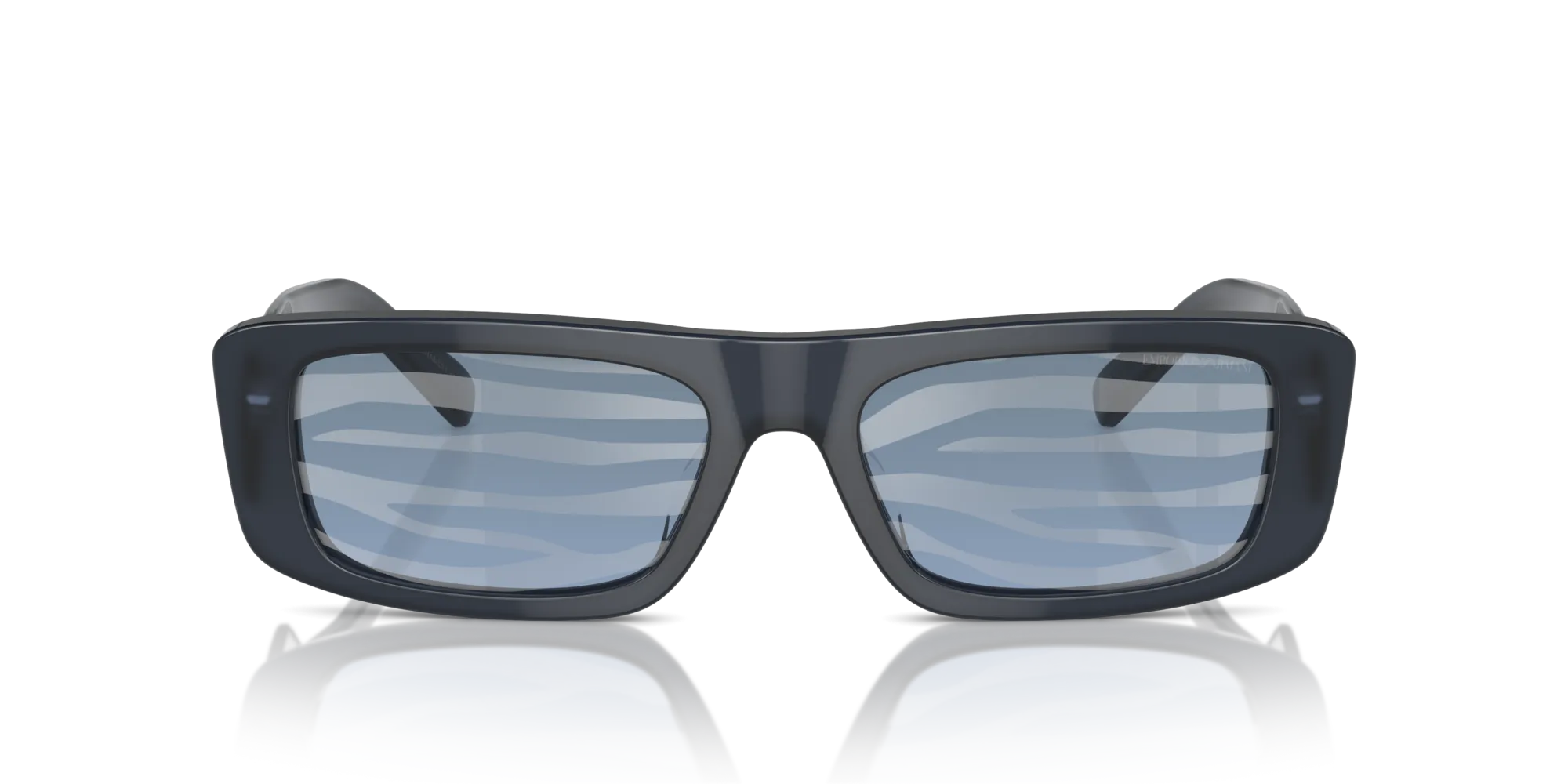 Emporio Armani EA4229U 6120AM Occhiali da sole Acetato Blu Blu Squadrata Normale Decorazione - immagine 3