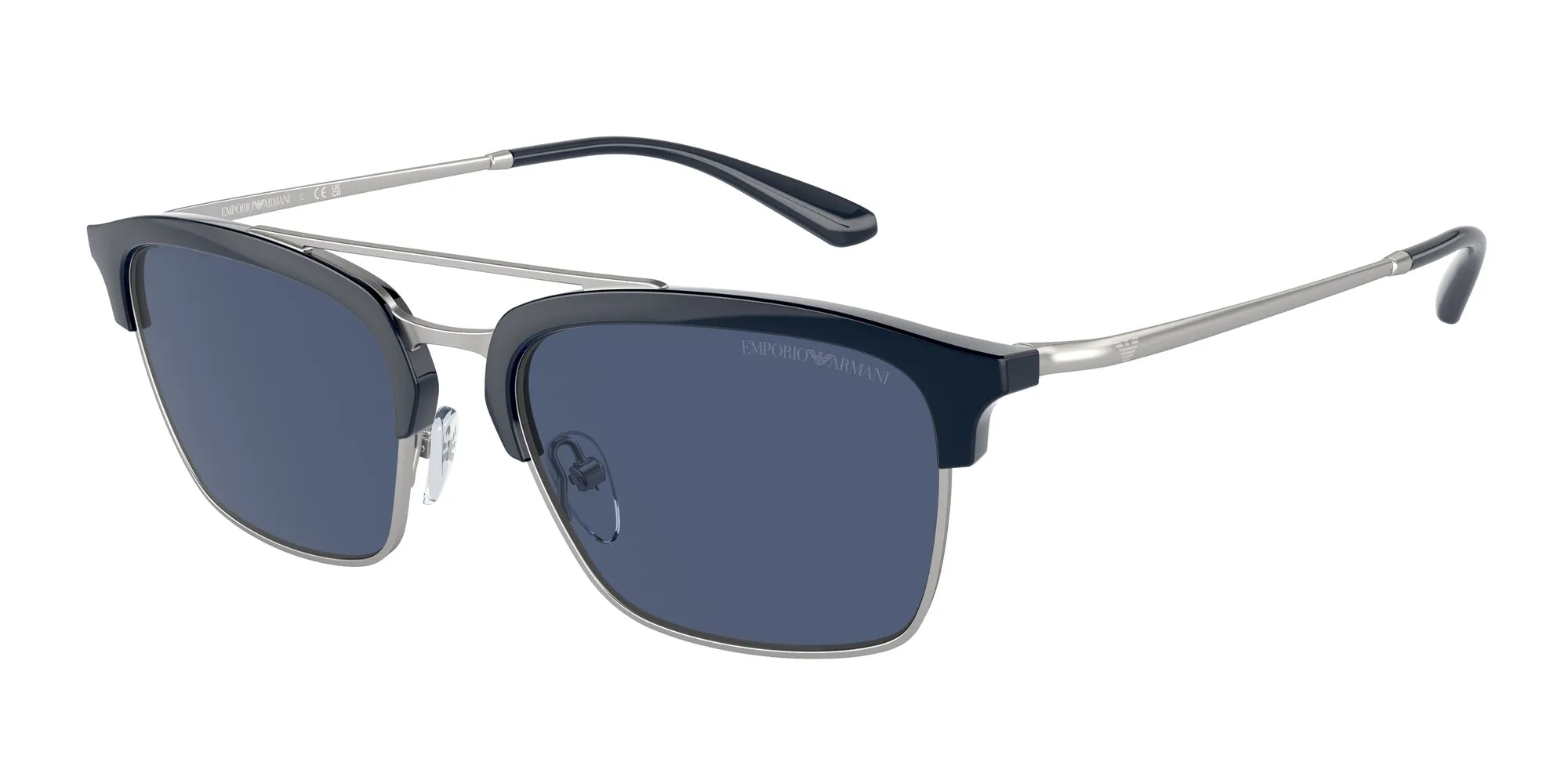 Emporio Armani EA4228 304580 Occhiali da sole Iniettato Blu Blu Pilot Normale - immagine 1