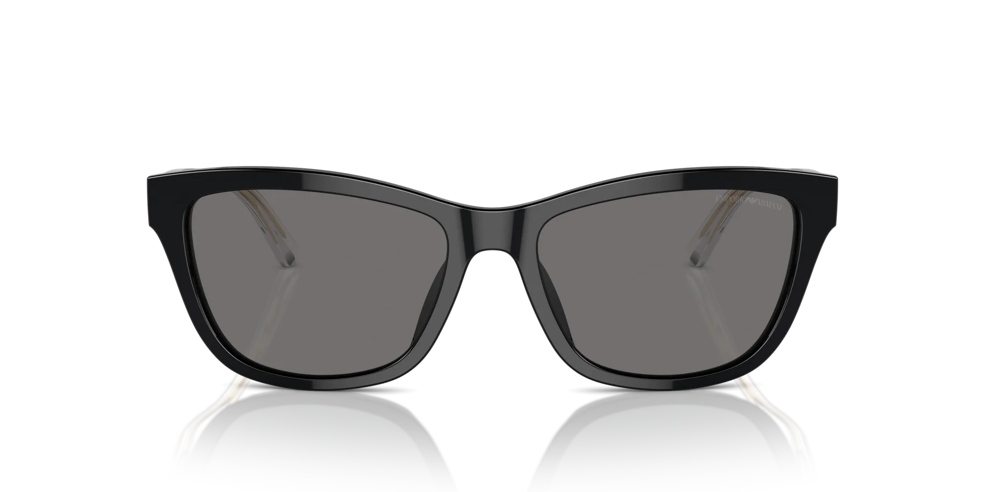 Emporio Armani EA4227U 501787 Occhiali da sole Acetato Nero Grigio Cat Eye Polarizzata - immagine 3