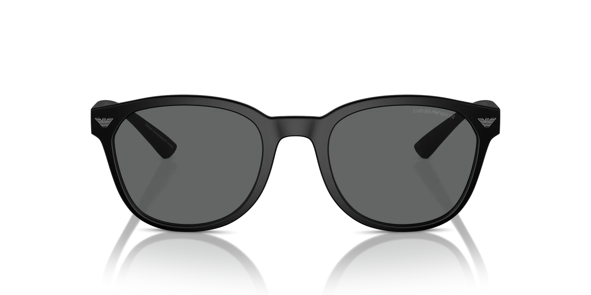Emporio Armani EA4225U 500187 Occhiali da sole Iniettato Nero Grigio Pantos Normale - immagine 3