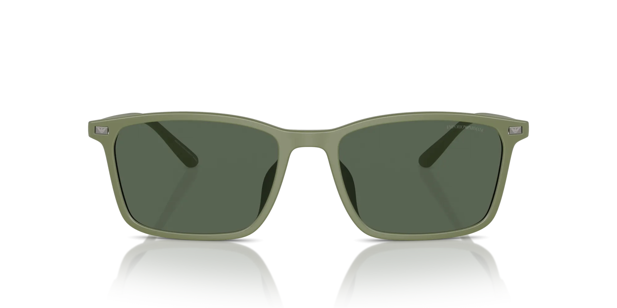 Emporio Armani EA4223U 542471 Occhiali da sole Iniettato Verde Verde Squadrata Normale - immagine 3