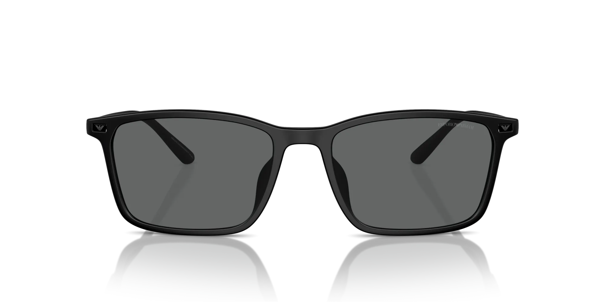 Emporio Armani EA4223U 500187 Occhiali da sole Iniettato Nero Grigio Squadrata Normale - immagine 3