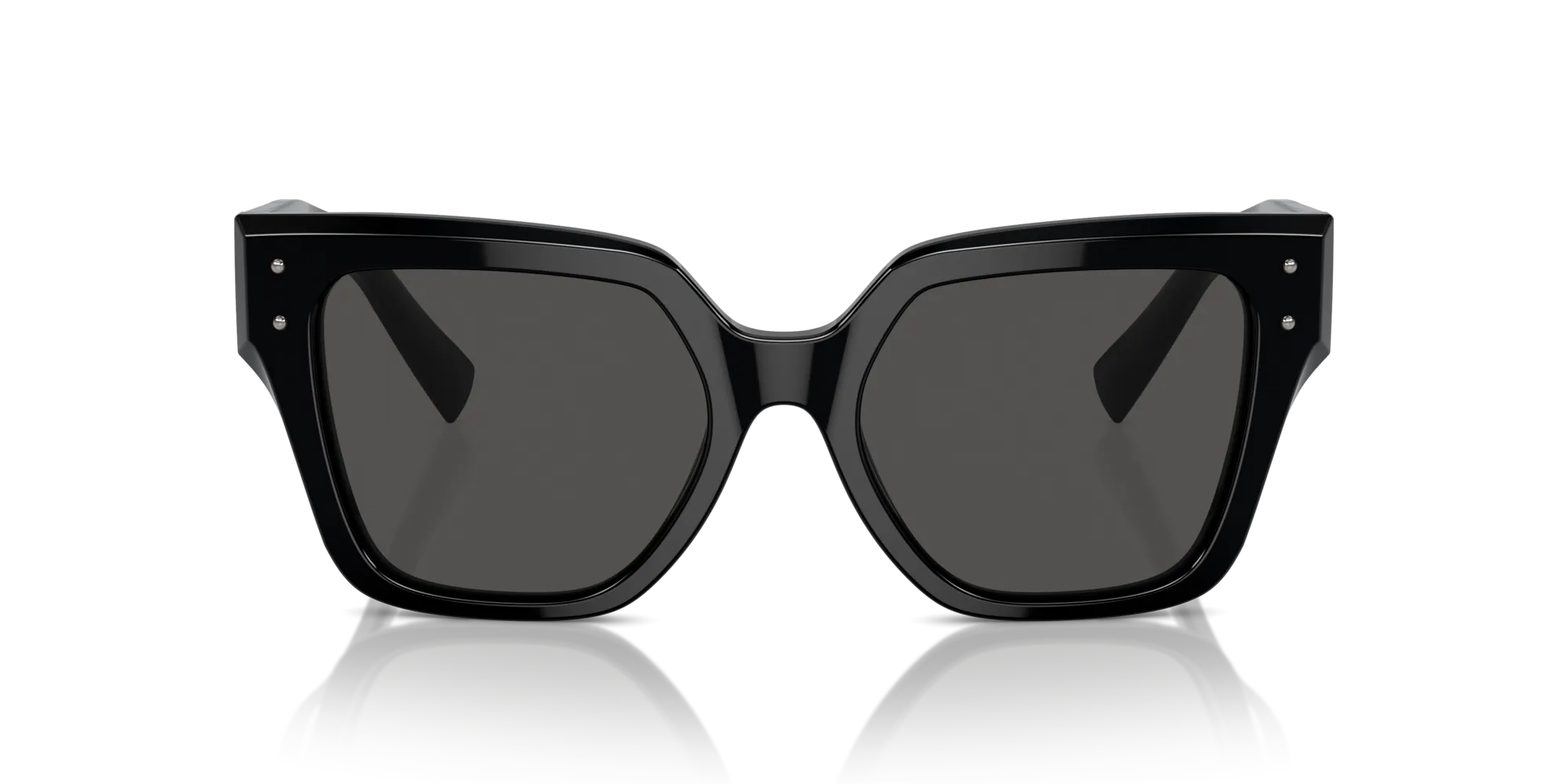 Dolce & Gabbana DG4471 501/87 Occhiali da sole Acetato Nero Grigio Squadrata Normale - immagine 3