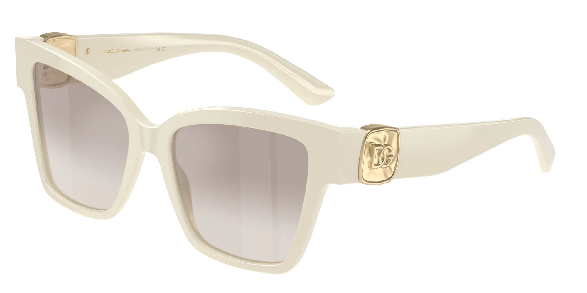 Dolce & Gabbana DG4470 331294 Occhiali da sole Acetato Marrone Marrone Squadrata Specchiate Sfumato - immagine 1