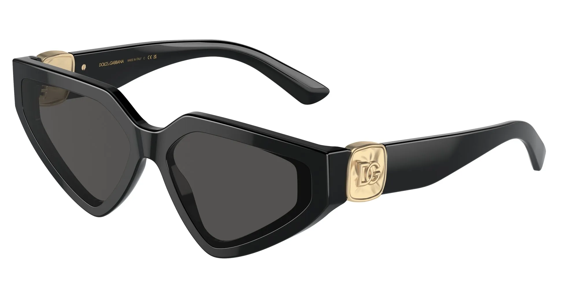 Dolce & Gabbana DG4469 501/87 Occhiali da sole Acetato Nero Grigio Farfalla Normale - immagine 1