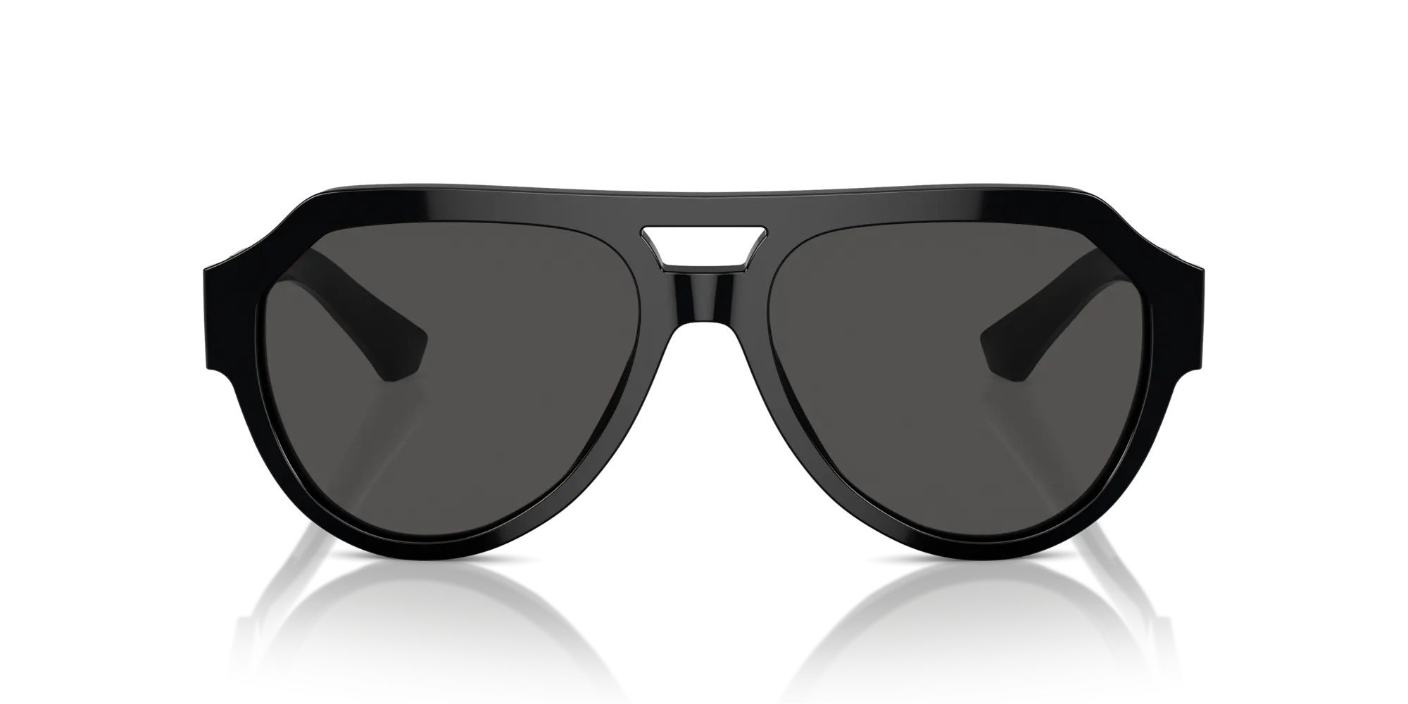 Dolce & Gabbana DG4466 501/87 Occhiali da sole Acetato Nero Grigio Squadrata Normale - immagine 3