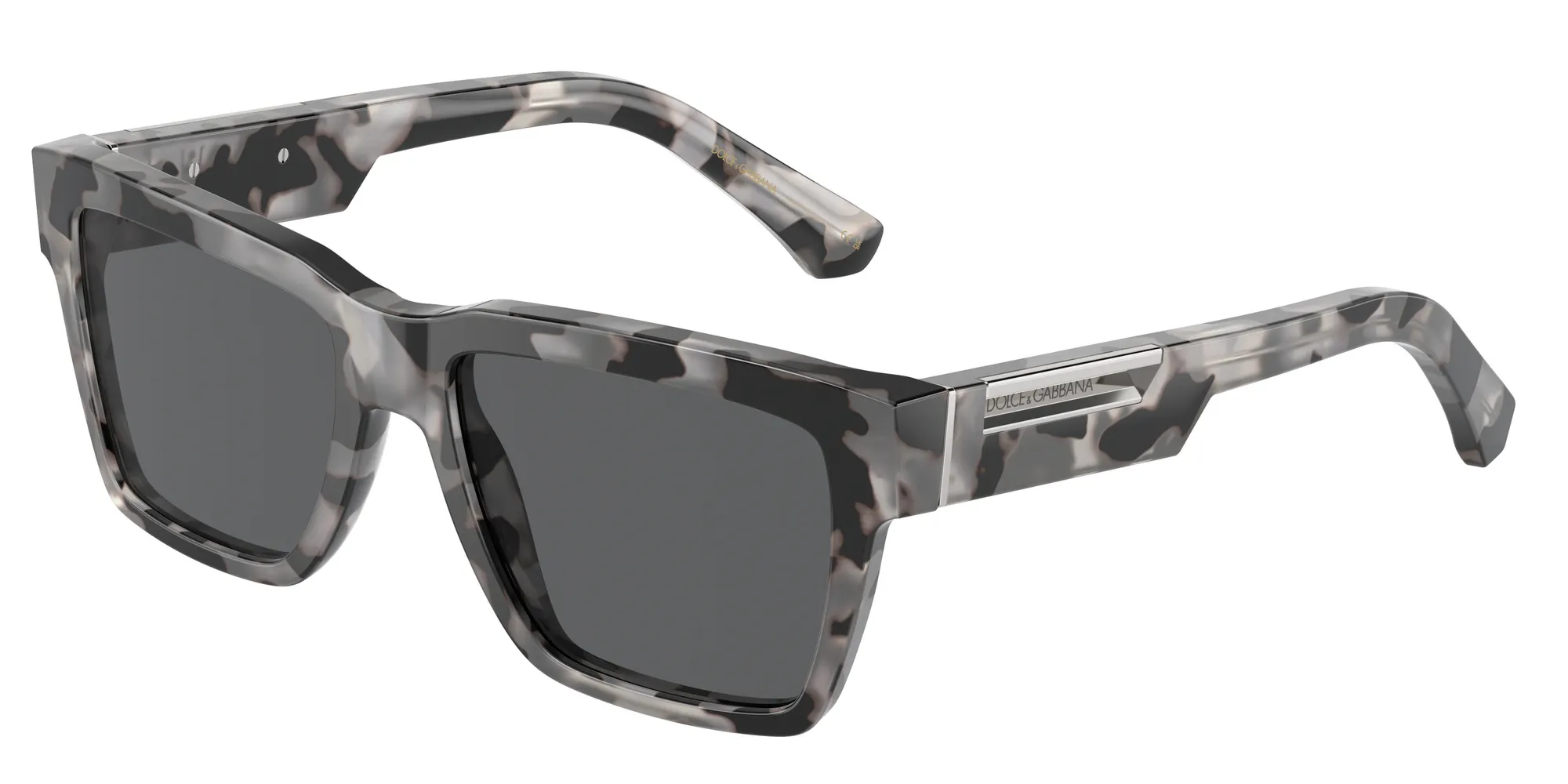 Dolce & Gabbana DG4465 343587 Occhiali da sole Acetato Tartaruga Grigio Pilot Normale - immagine 1