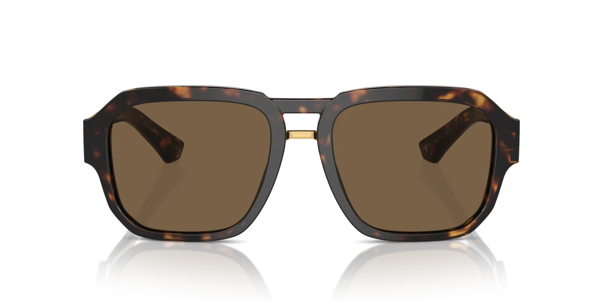 Dolce & Gabbana DG4464 502/73 Occhiali da sole Acetato Tartaruga Marrone Pilot Normale - immagine 3