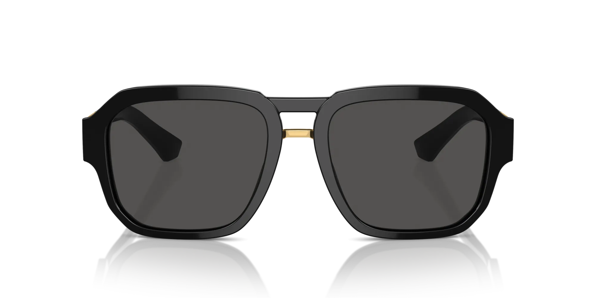 Dolce & Gabbana DG4464 501/87 Occhiali da sole Acetato Nero Grigio Pilot Normale - immagine 3