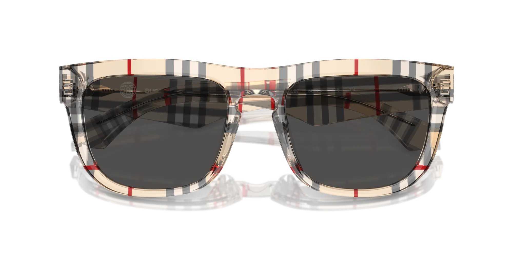 Burberry BE4431U 412287 Occhiali da sole Acetato Marrone Grigio Squadrata Normale - immagine 2