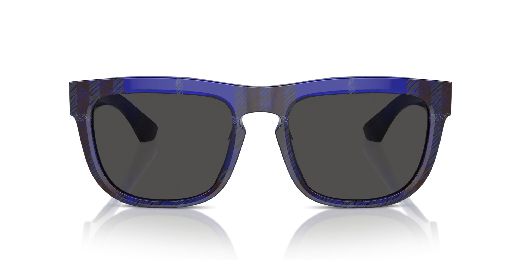 Burberry BE4431U 411487 Occhiali da sole Acetato Blu Grigio Squadrata Normale - immagine 3
