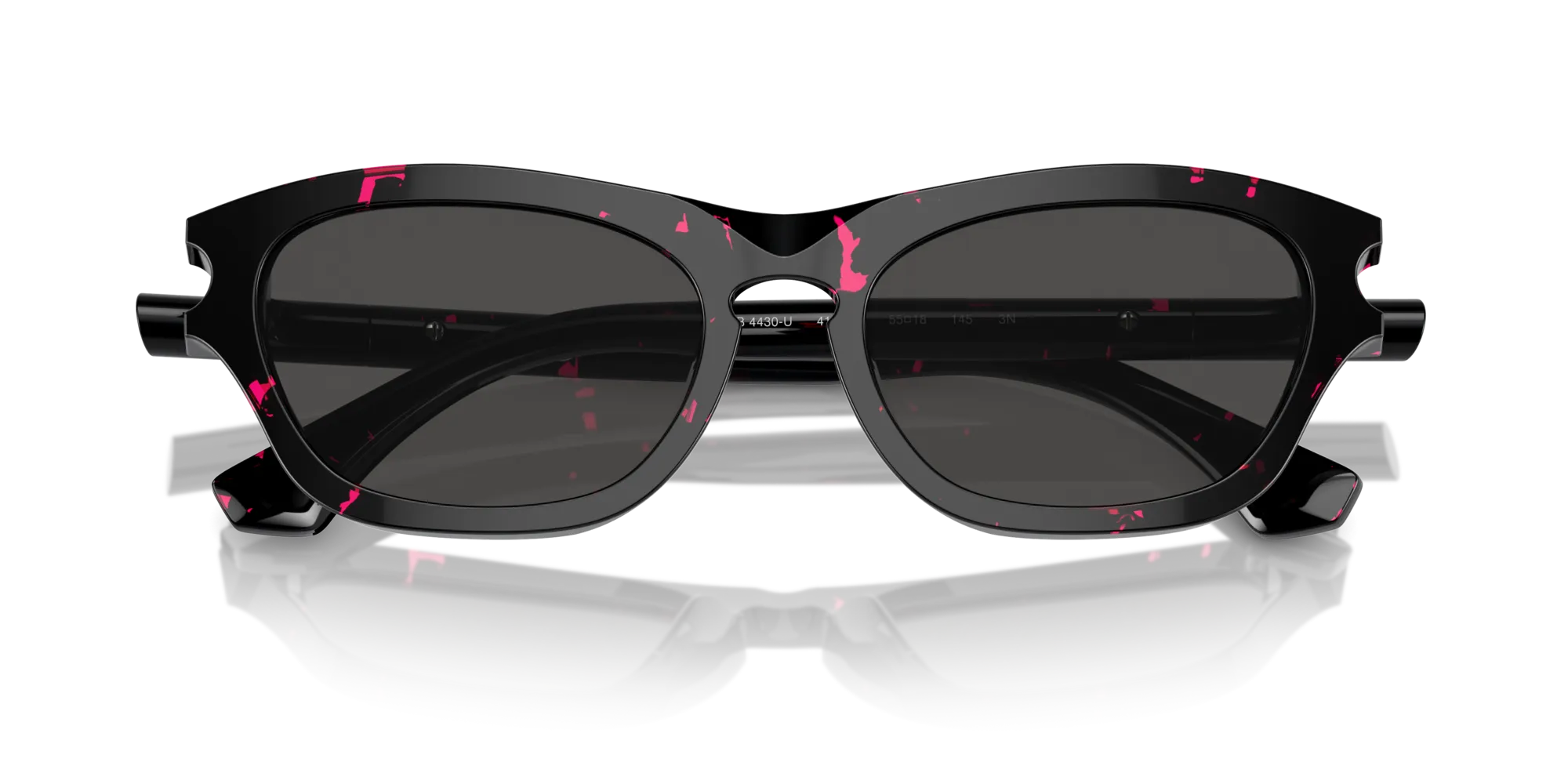 Burberry BE4430U 412687 Occhiali da sole Acetato Rosa Grigio Geometrica Normale - immagine 2