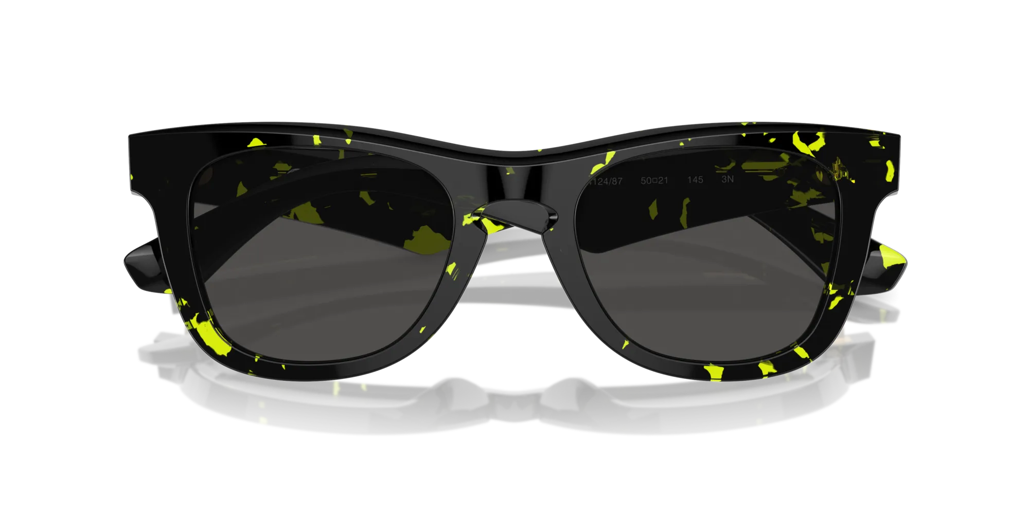 Burberry BE4426 412487 Occhiali da sole Acetato Verde Grigio Squadrata Normale - immagine 2
