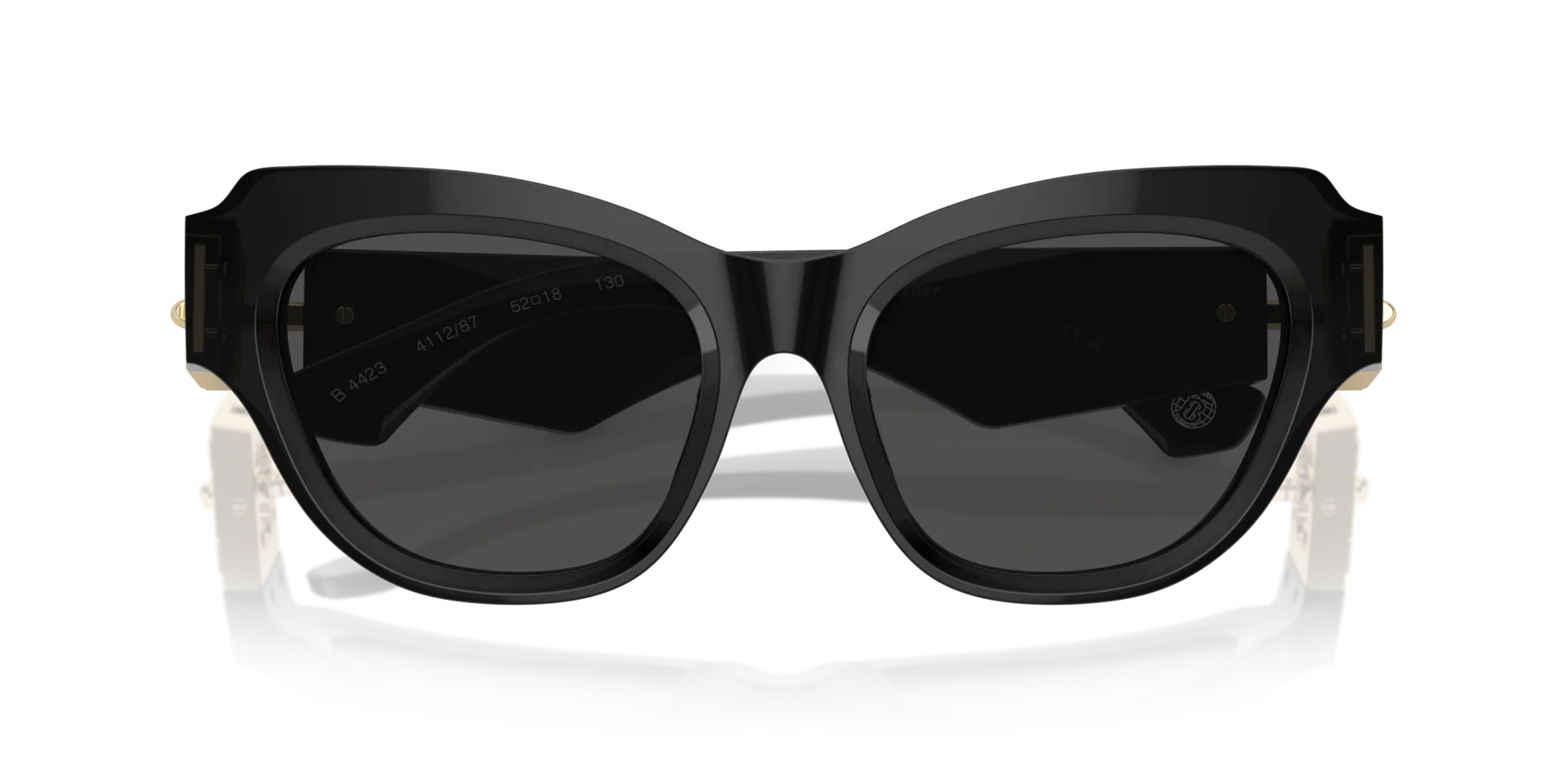 Burberry BE4423 411287 Occhiali da sole Acetato Grigio Grigio Geometrica Normale - immagine 2