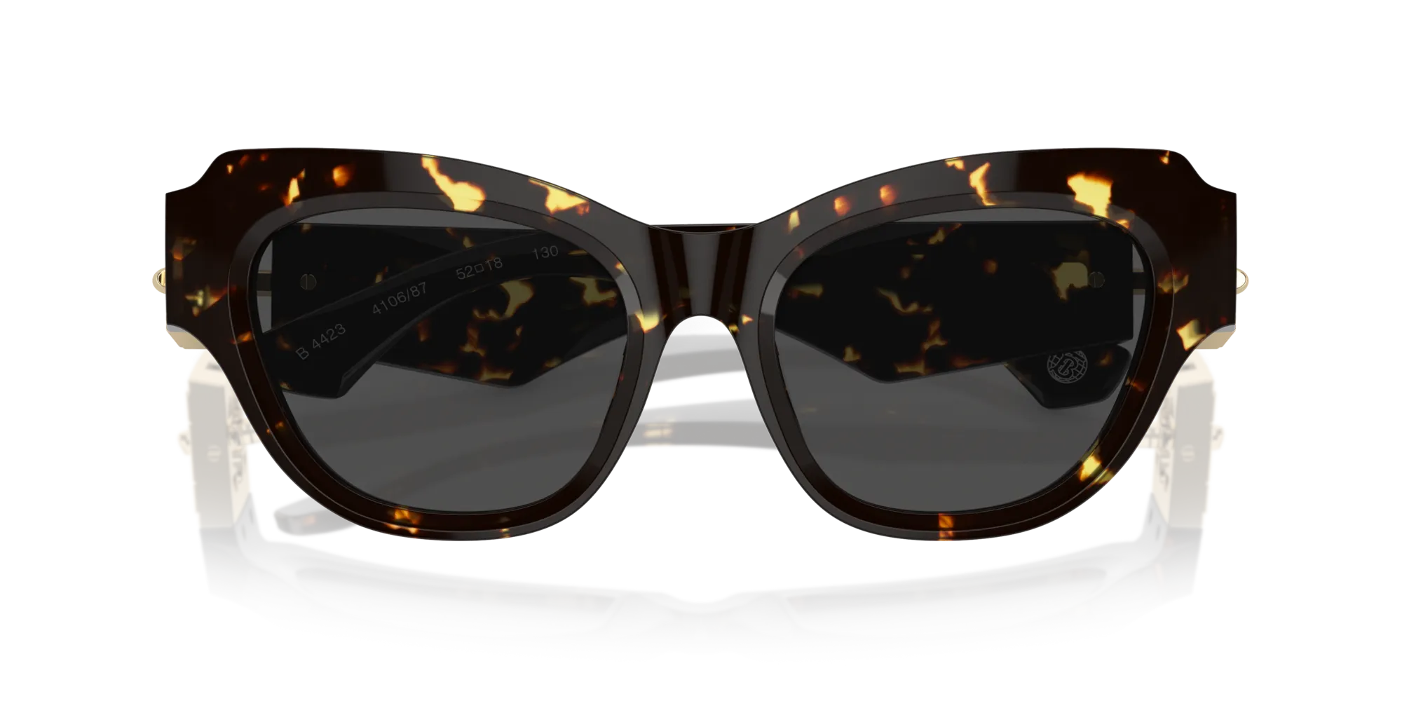 Burberry BE4423 410687 Occhiali da sole Acetato Marrone Grigio Geometrica Normale - immagine 2