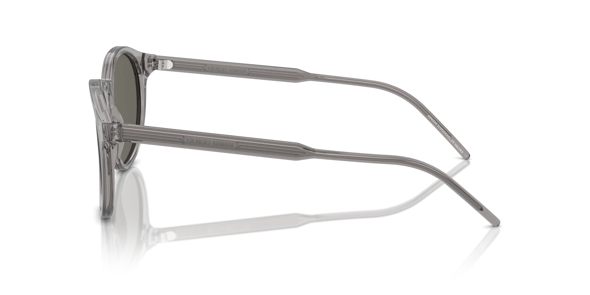 Giorgio Armani AR8211 6070R5 Occhiali da sole Acetato Grigio Grigio Pantos Normale - immagine 4