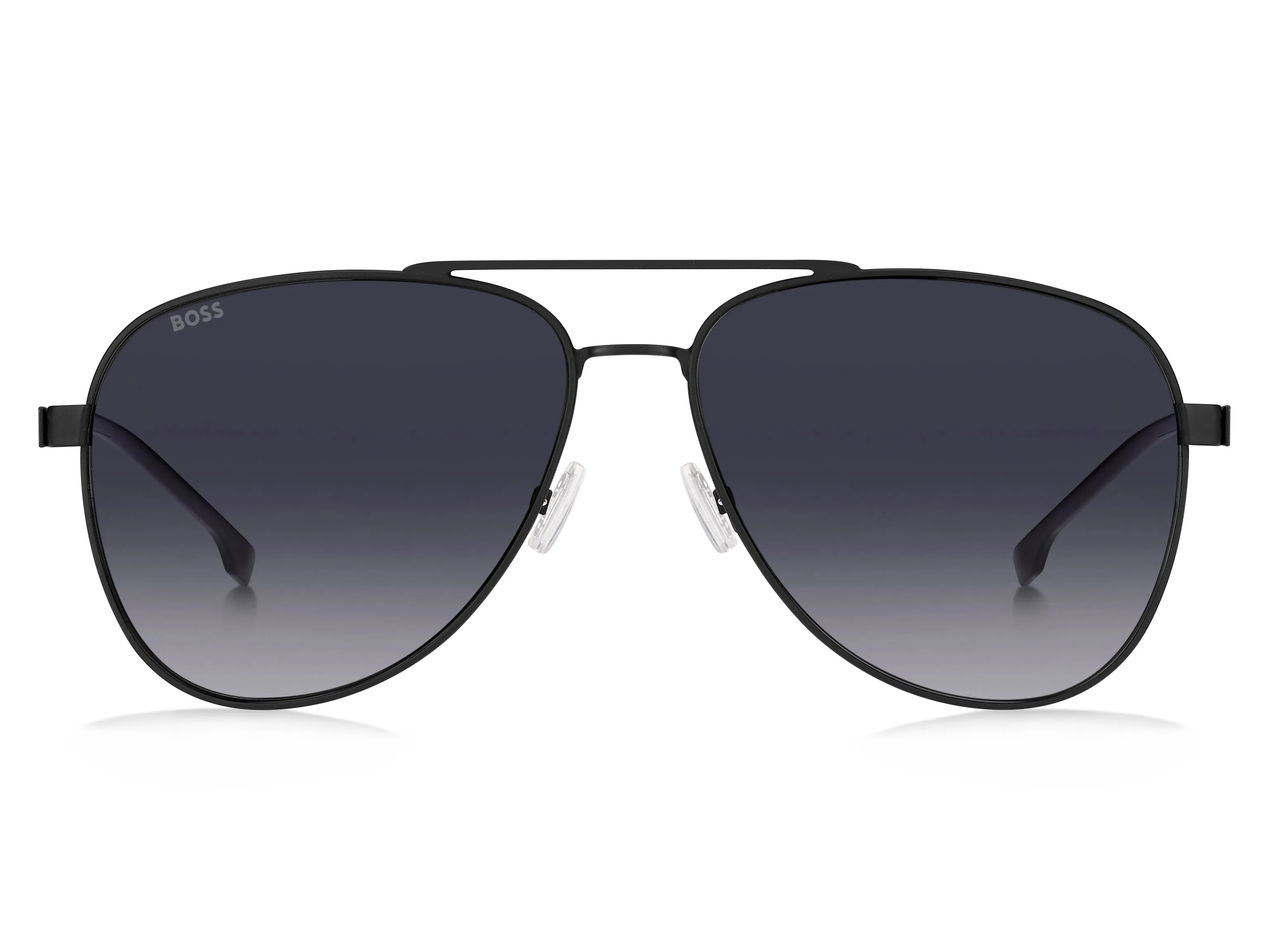 Hugo Boss BOSS 1641/S 003/9O Occhiali da sole Acciaio Nero-opaco Grigio Pilot Sfumato - immagine 2