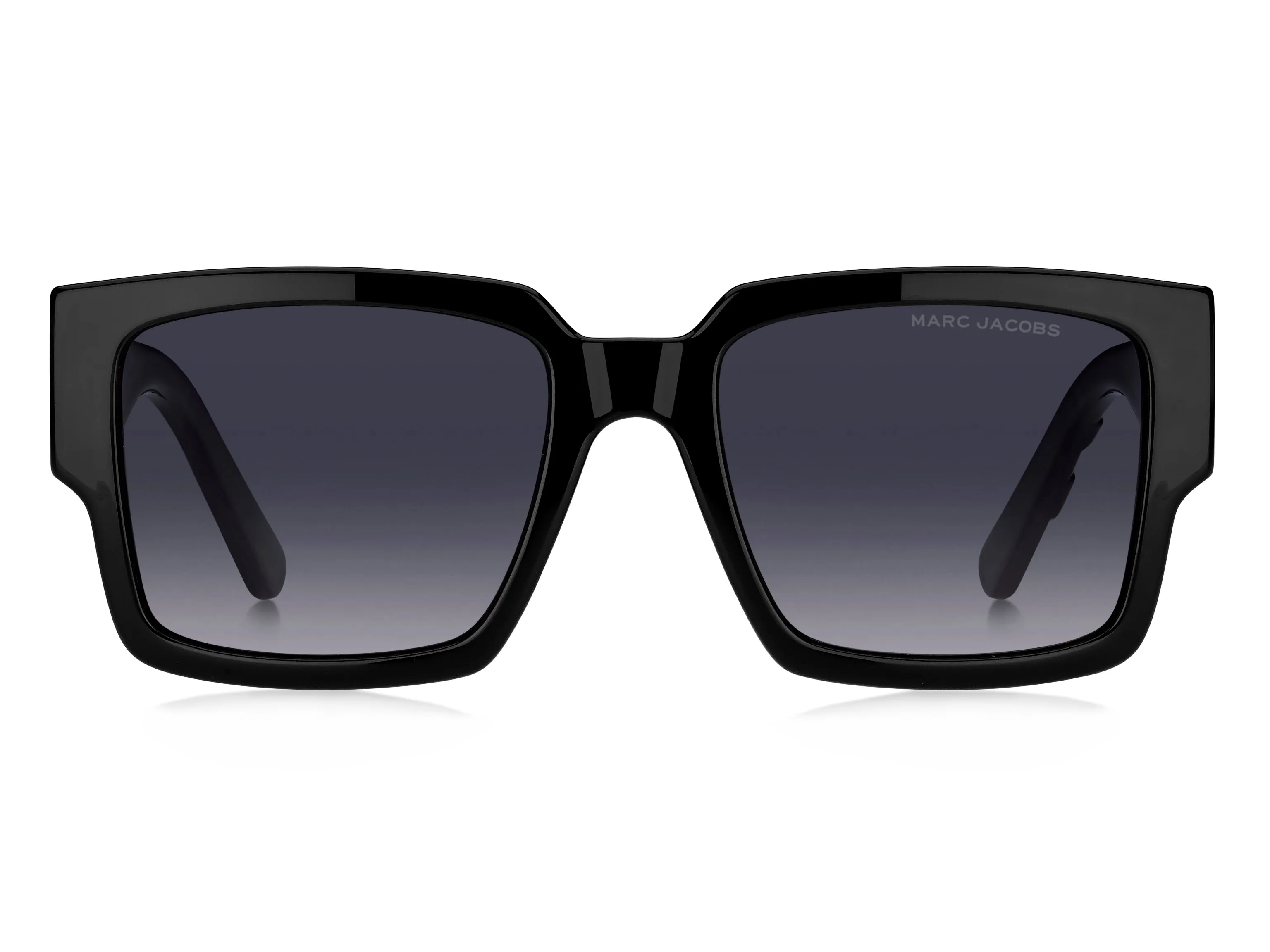 Marc Jacobs MARC 739/S 08A/9O Occhiali da sole Iniettato Nero Grigio Squadrata Sfumato - immagine 2