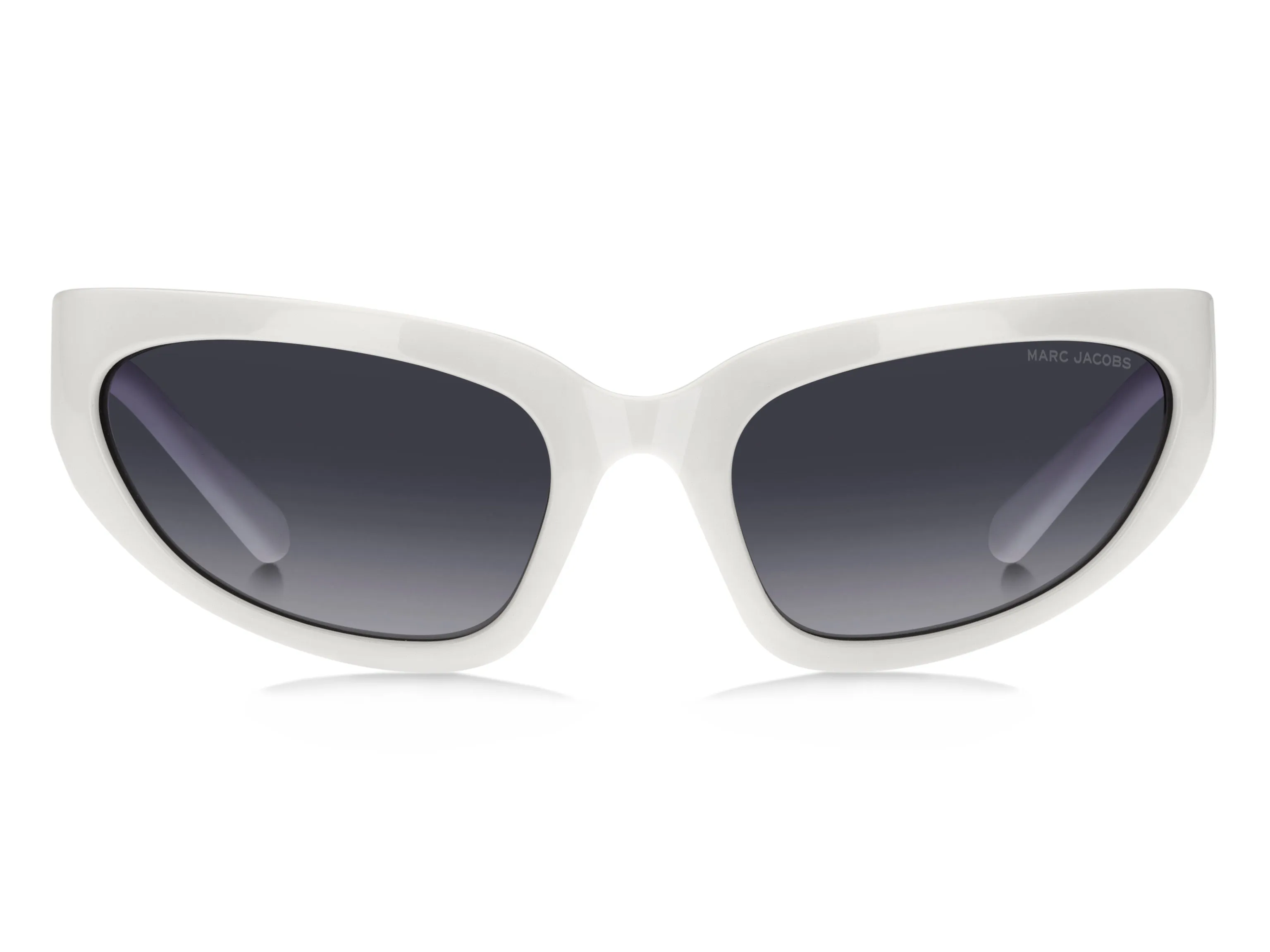 Marc Jacobs MARC 738/S CCP/9O Occhiali da sole Iniettato Bianco Grigio Cat Eye Sfumato - immagine 2