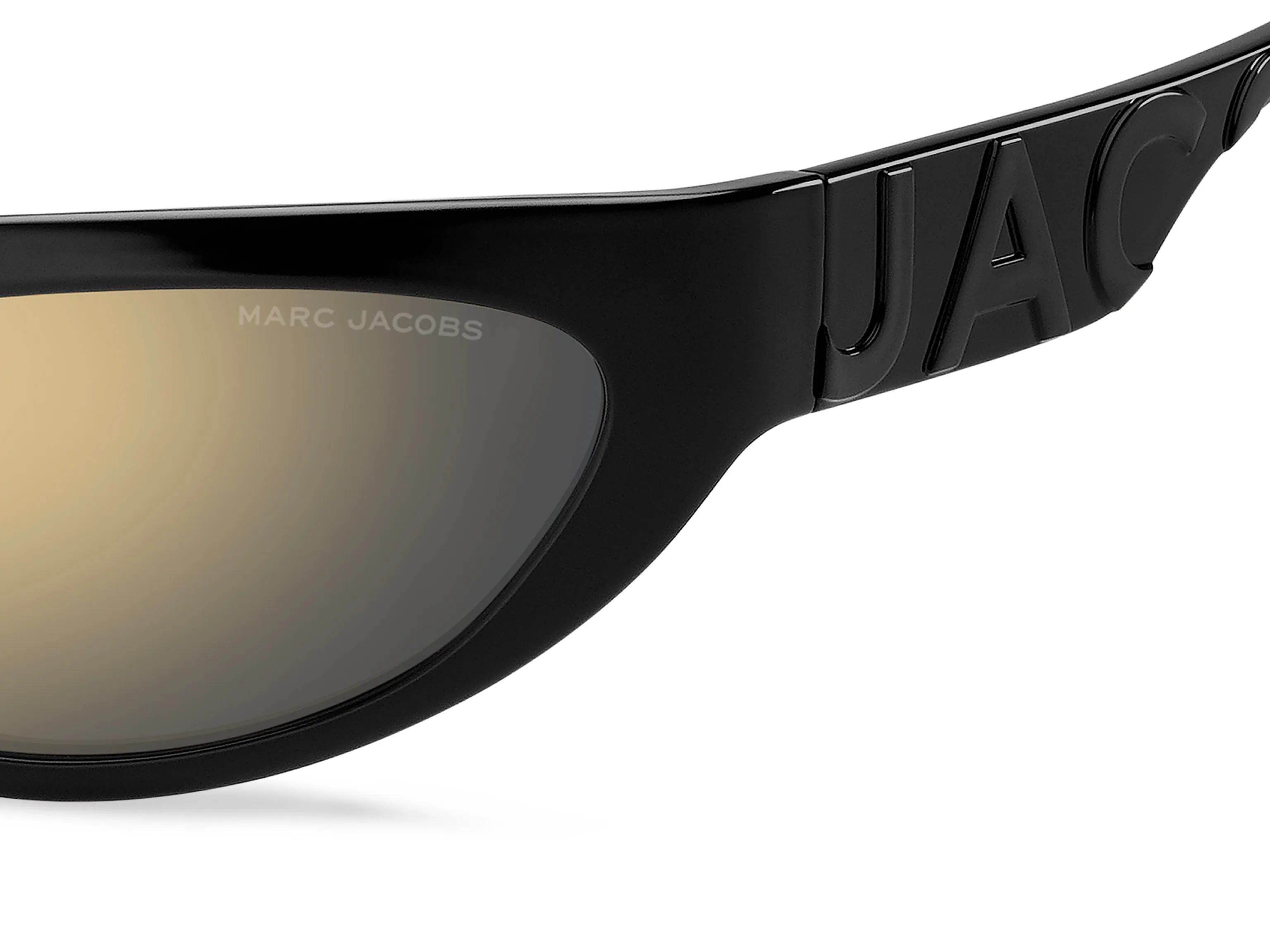 Marc Jacobs MARC 738/S 08A/JO Occhiali da sole Iniettato Nero Multicolore Cat Eye Specchiato - immagine 3