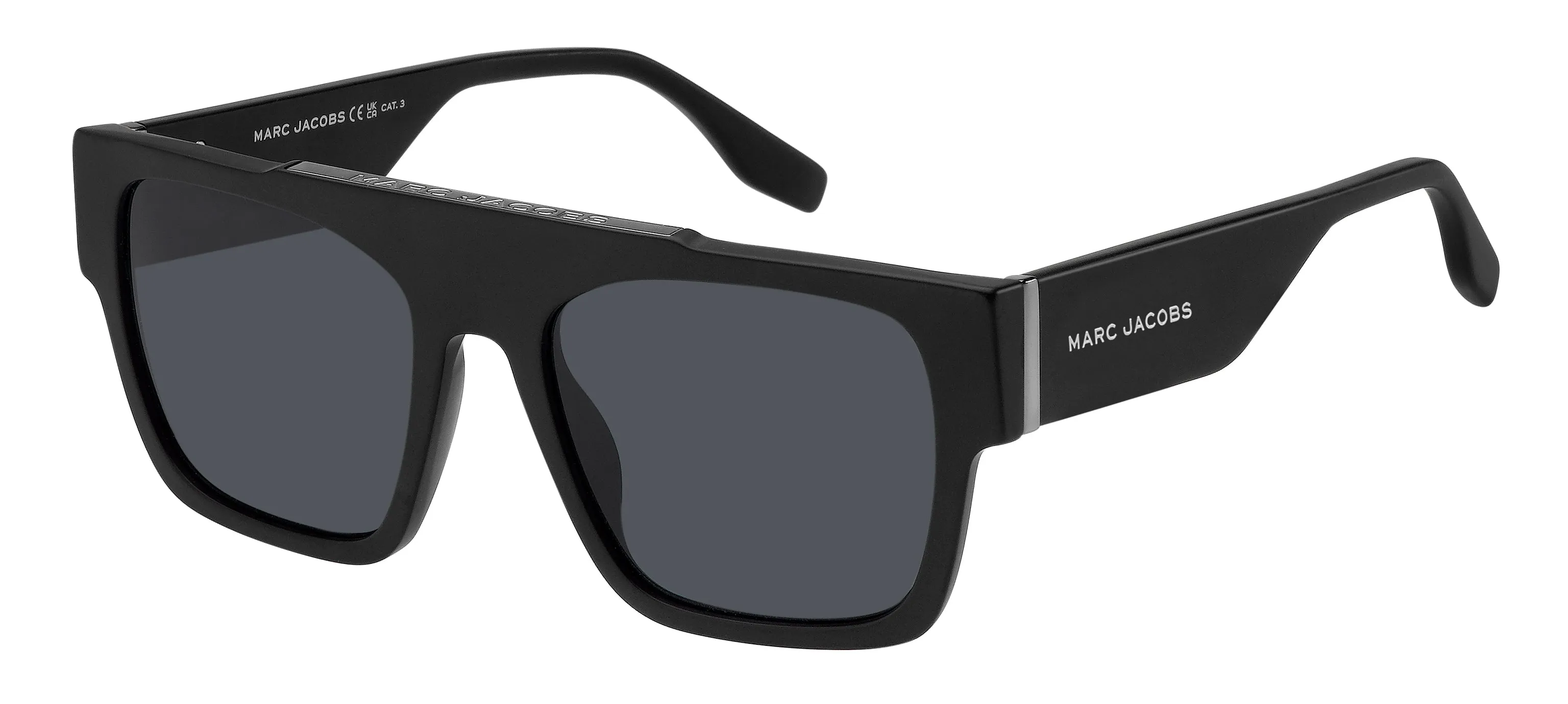 Marc Jacobs MARC 757/S 003/IR Occhiali da sole Acetato Nero Grigio Squadrata - immagine 1