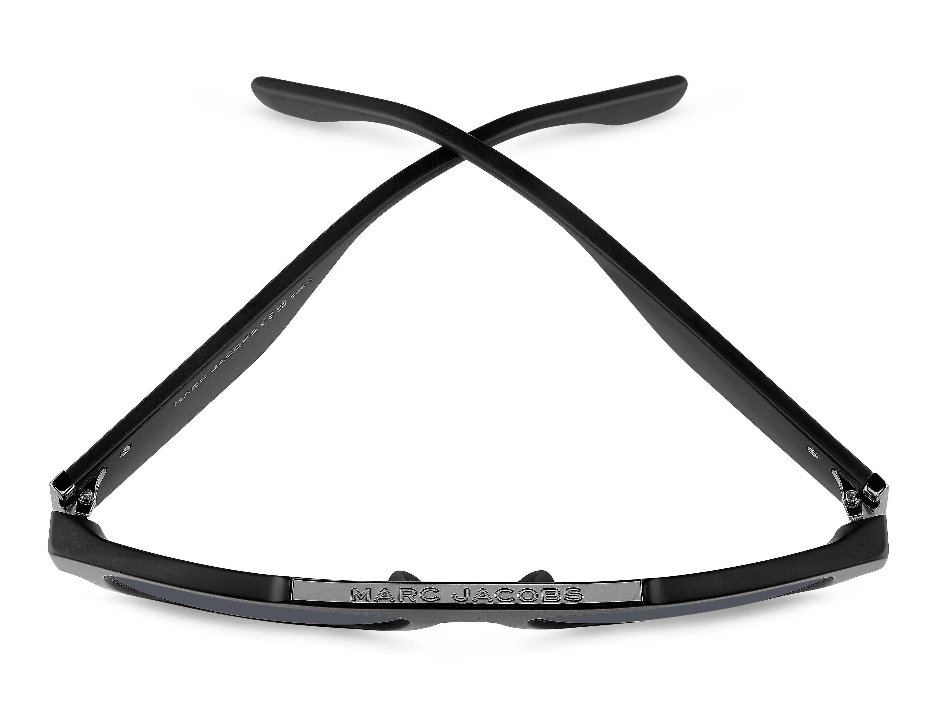 Marc Jacobs MARC 757/S 003/IR Occhiali da sole Acetato Nero Grigio Squadrata - immagine 3
