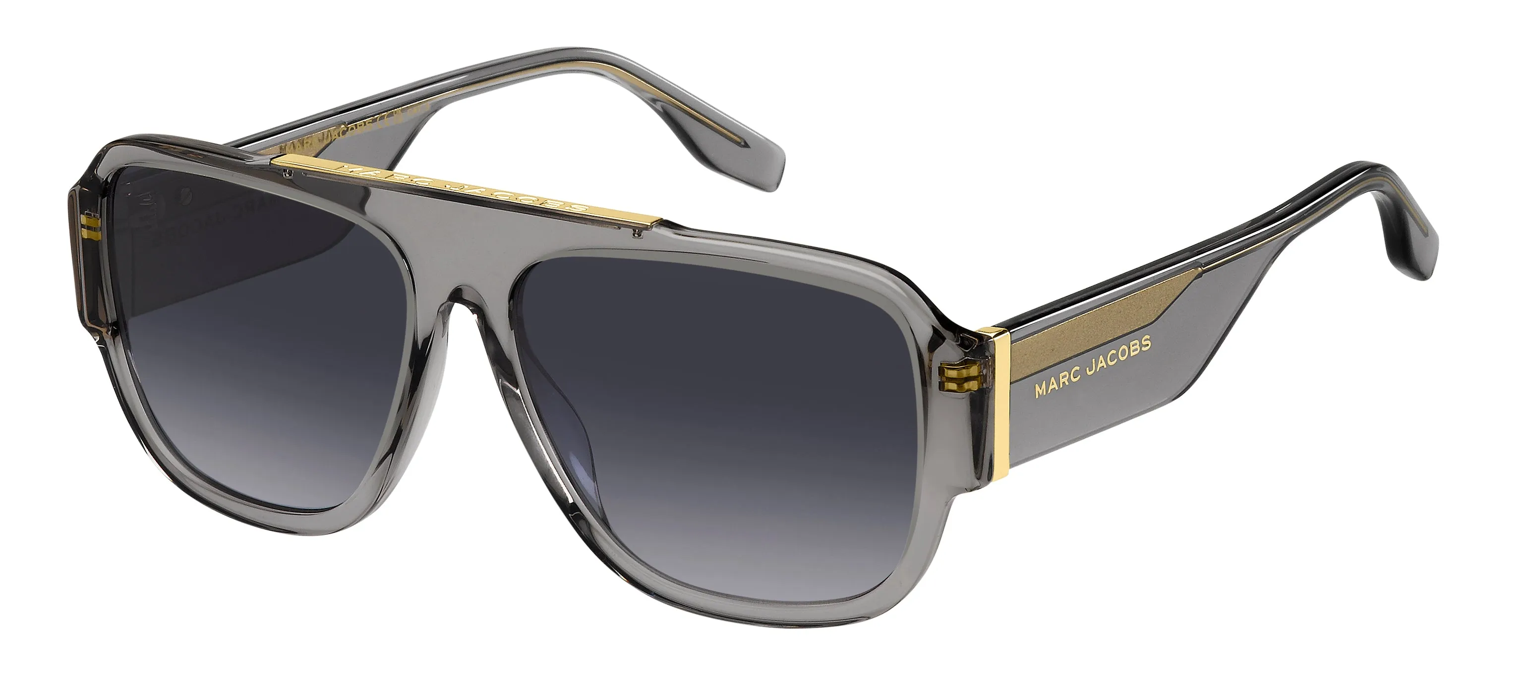 Marc Jacobs MARC 756/S KB7/9O Occhiali da sole Acetato Grigio Grigio Squadrata Sfumato - immagine 1