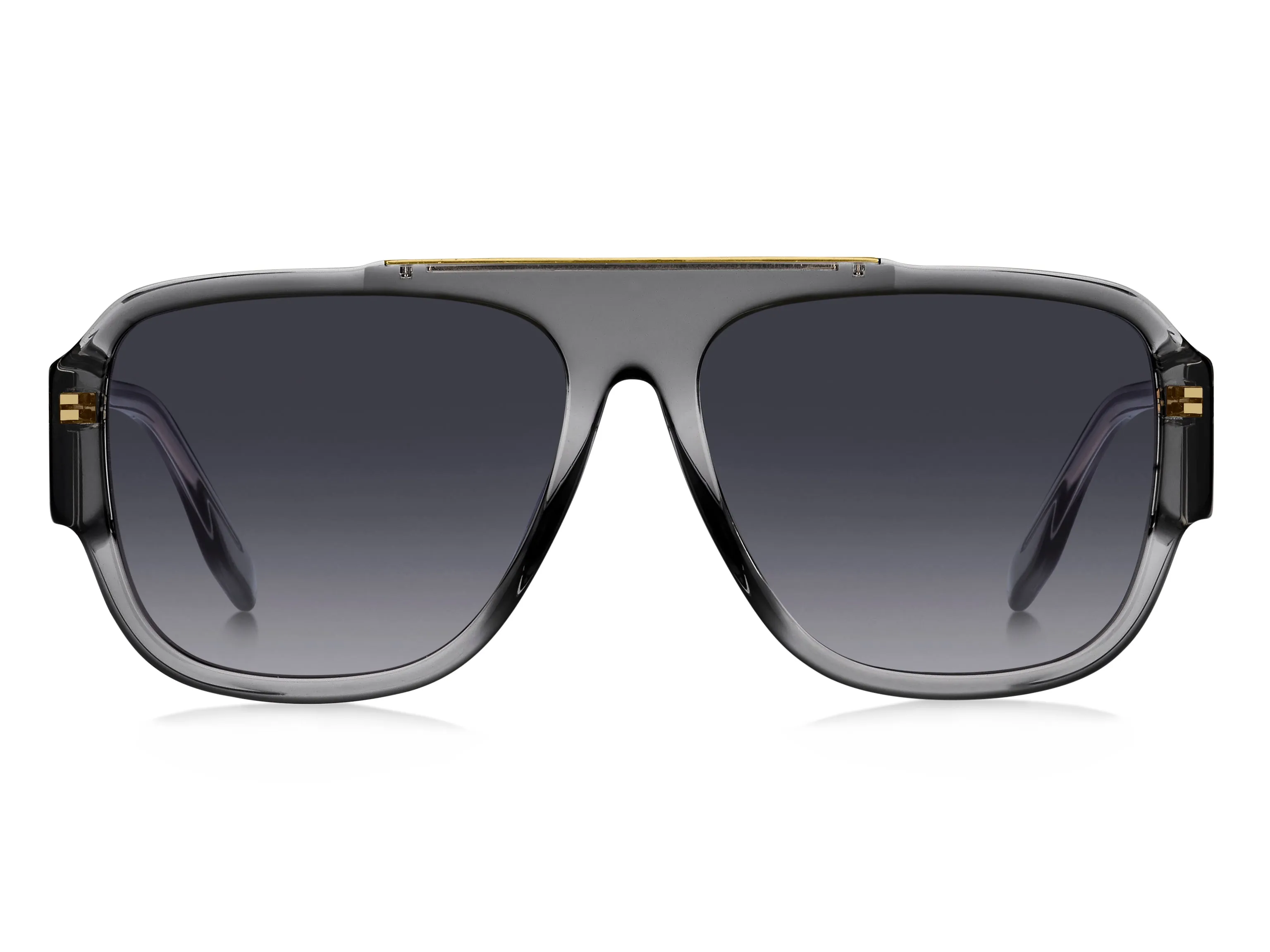 Marc Jacobs MARC 756/S KB7/9O Occhiali da sole Acetato Grigio Grigio Squadrata Sfumato - immagine 2