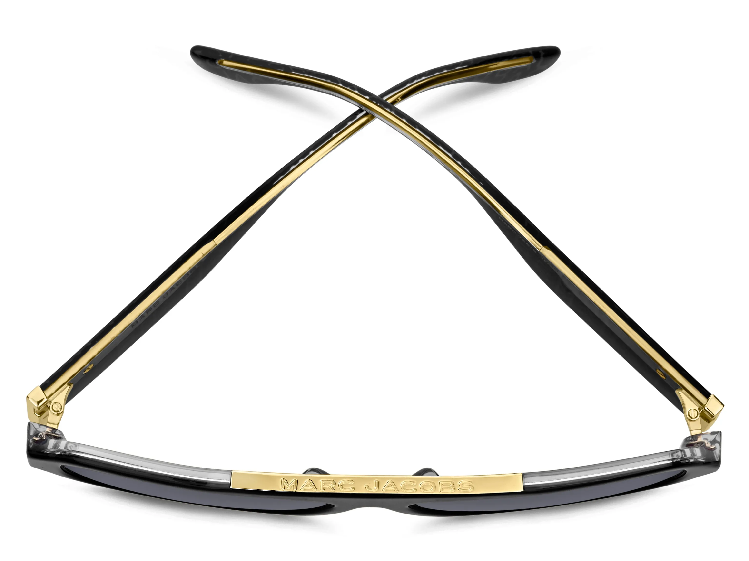 Marc Jacobs MARC 756/S 1EI/9O Occhiali da sole Acetato Nero Grigio Squadrata Sfumato - immagine 3